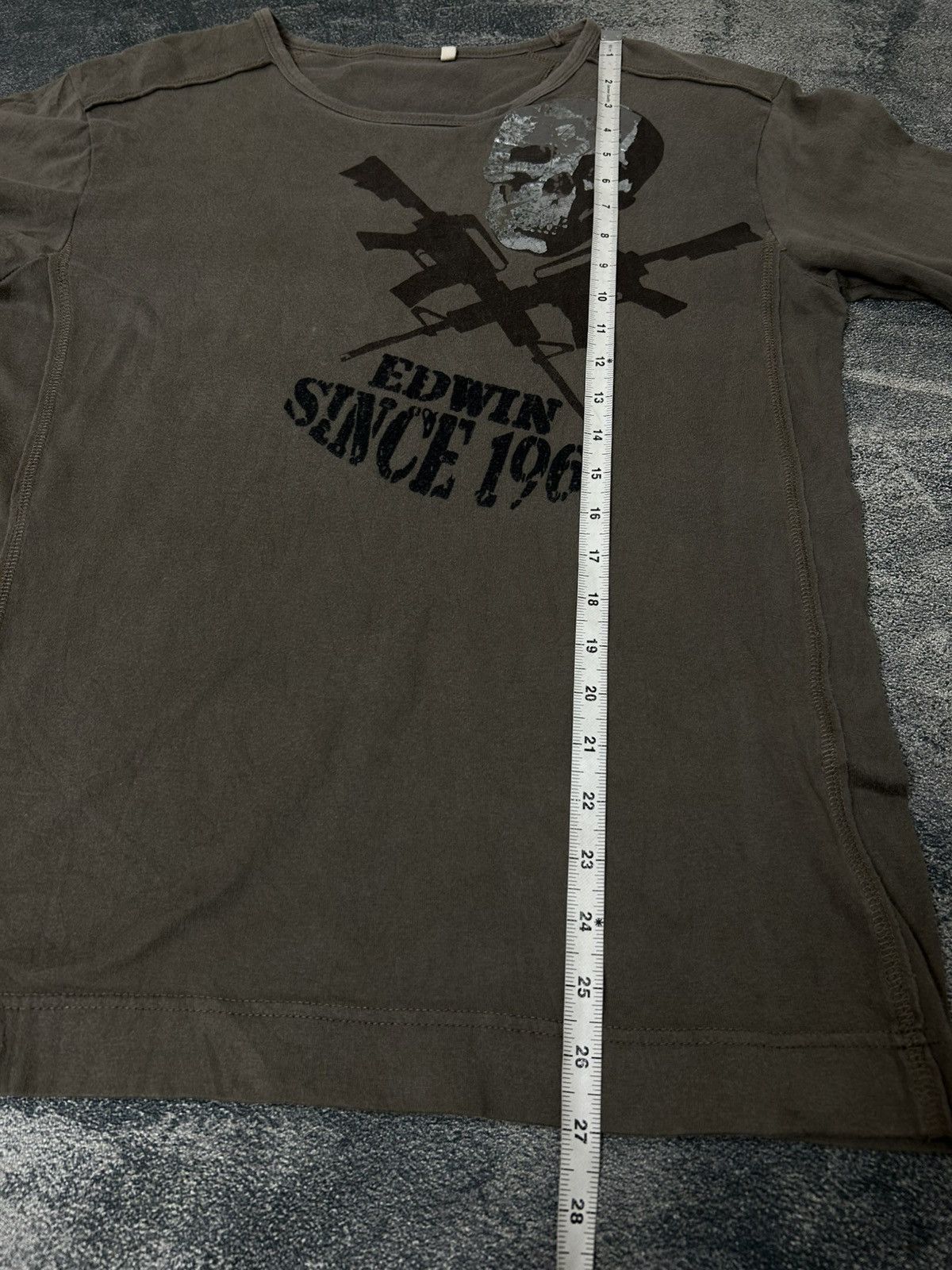 Edwin Vintage Edwin 503 skull logo longsleeve Size US M / EU 48-50 / 2 - 9 Thumbnail