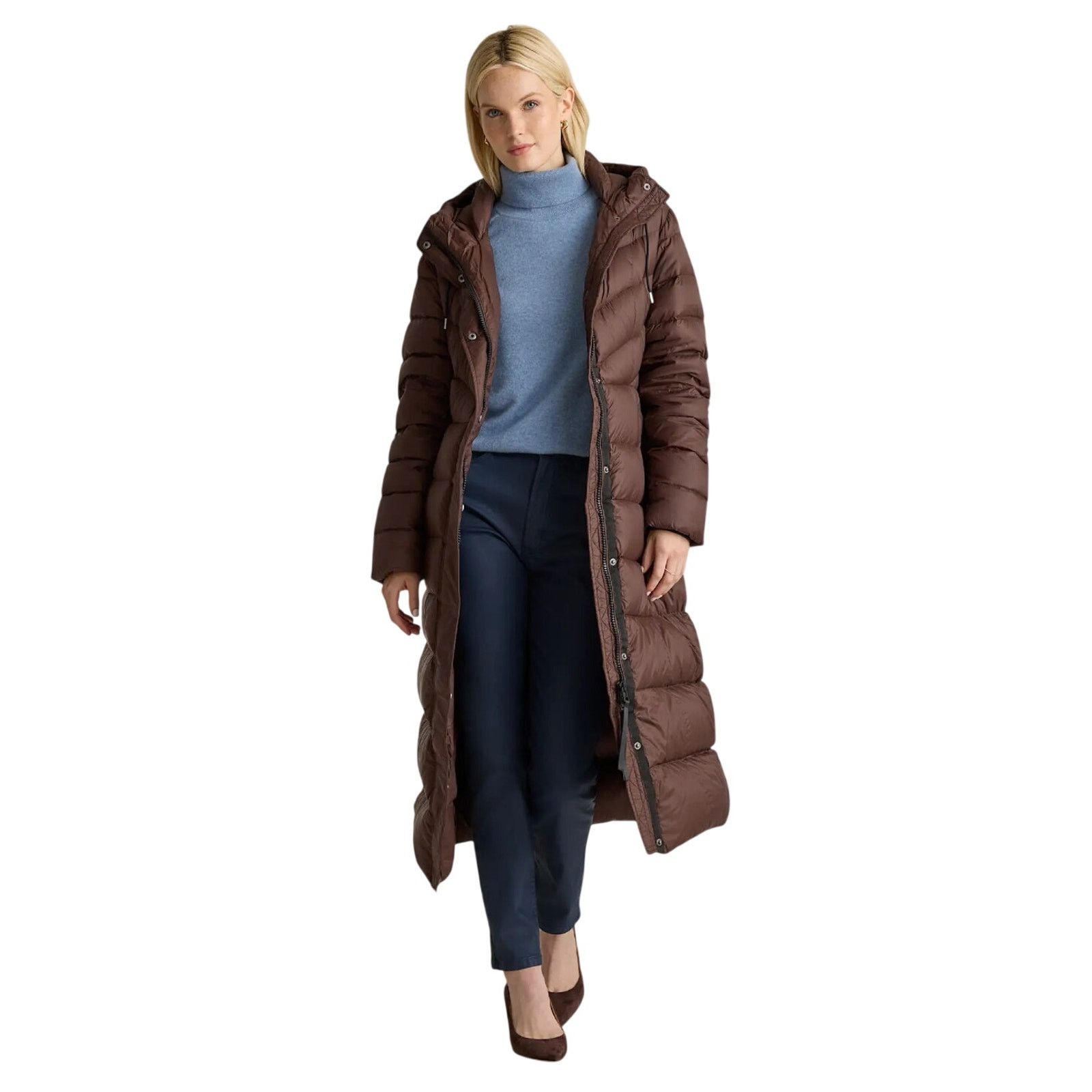Quince *No Belt Quince Large Responsible Down Long Puffer Coat Size L / US 10 / IT 46 - 2 Thumbnail