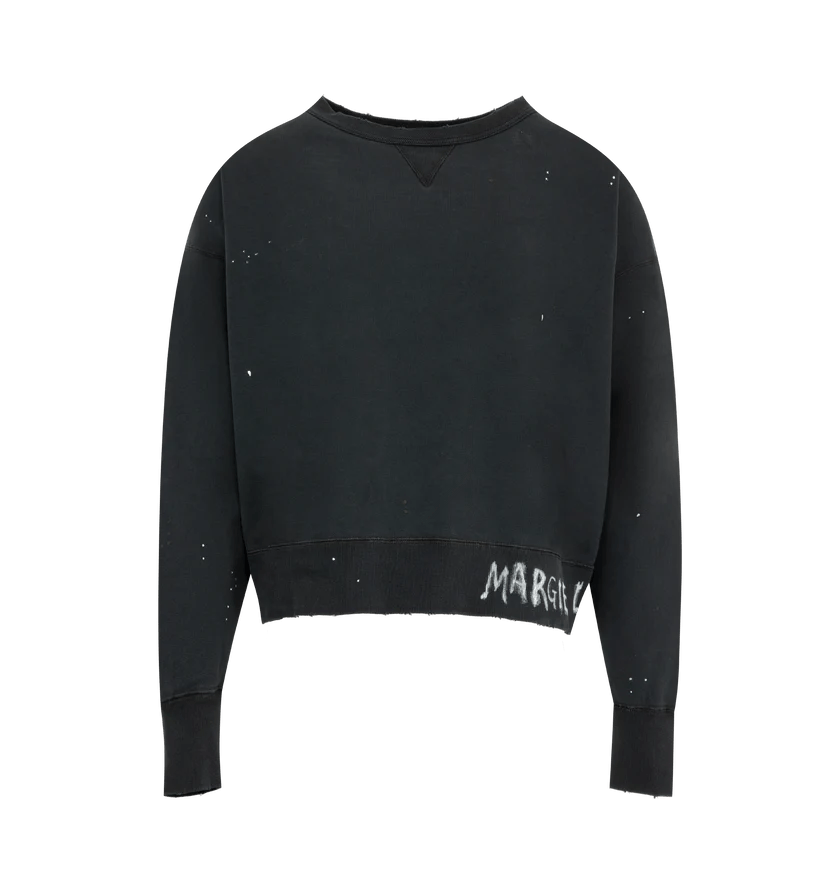 Maison Margiela o1h1sh11225 Sweatshirt in Black Size US L / EU 52-54 / 3 - 1 Thumbnail