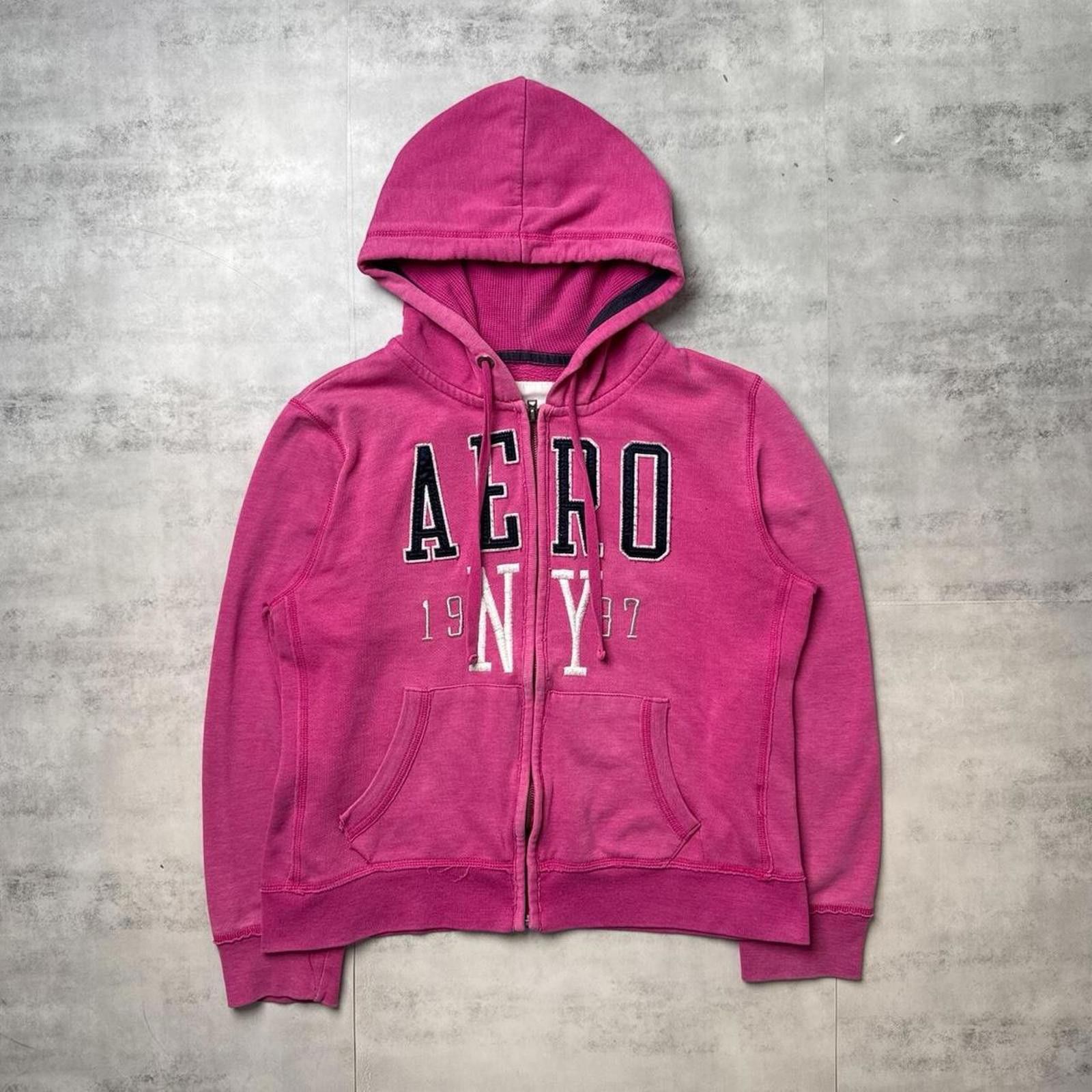 Aeropostale Y2K Aeropostale Zip Up Pink Hoodie Jacket Size L / US 10 / IT 46 - 3 Thumbnail