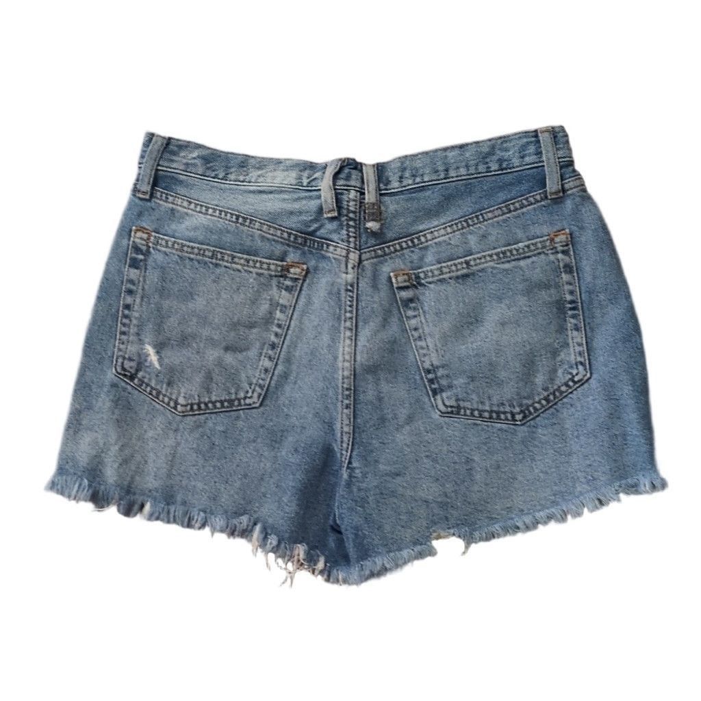 Free People Free People Button Fly Distressed Raw Hem Shorts Size 30 Size 30" / US 8 / IT 44 - 6 Thumbnail