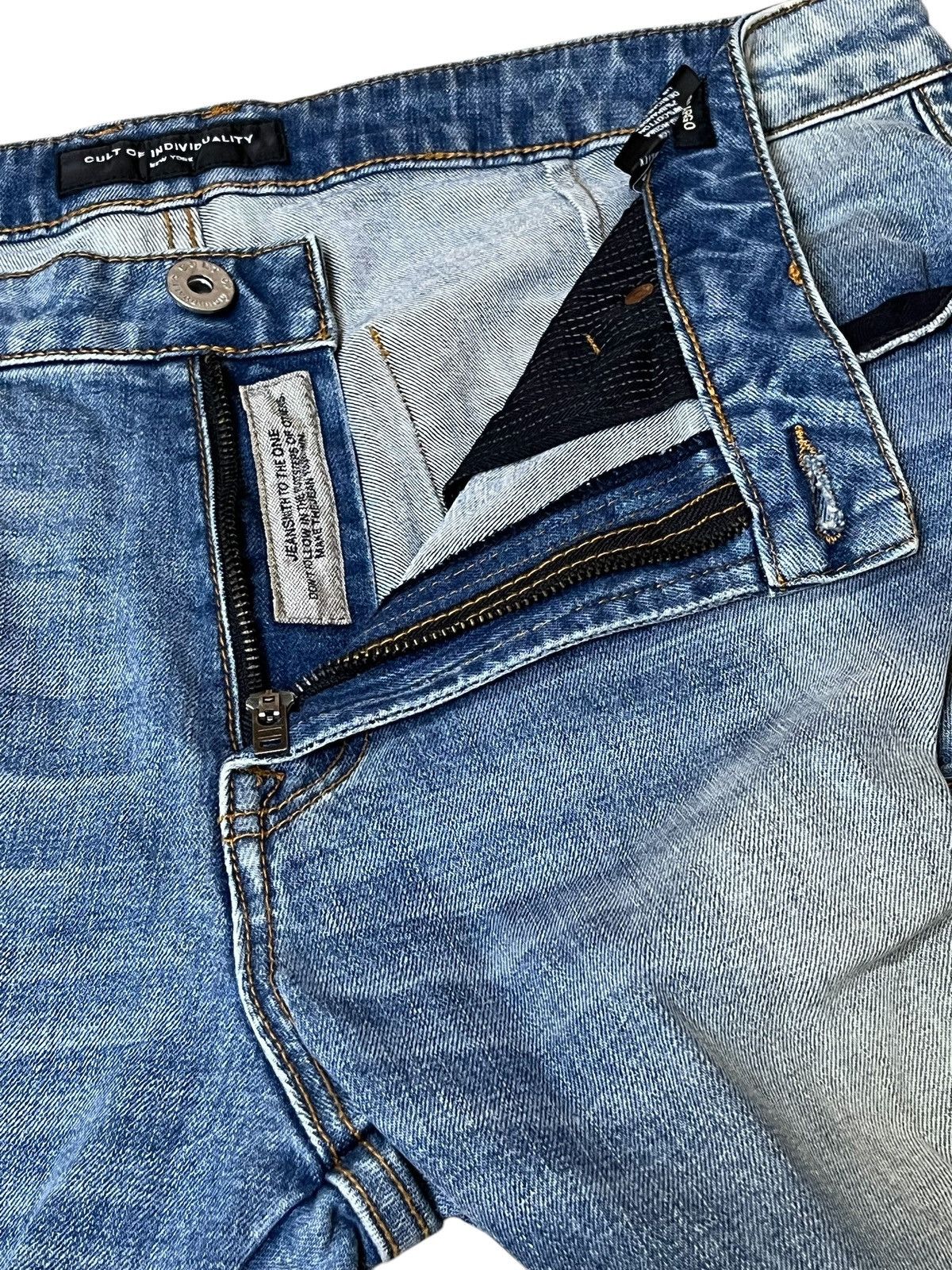 Cult Of Individuality JAPANESE CULT OF INDIVIDUALITY ROCKER CARGO BONDAGE JEANS Size US 39 - 12 Thumbnail