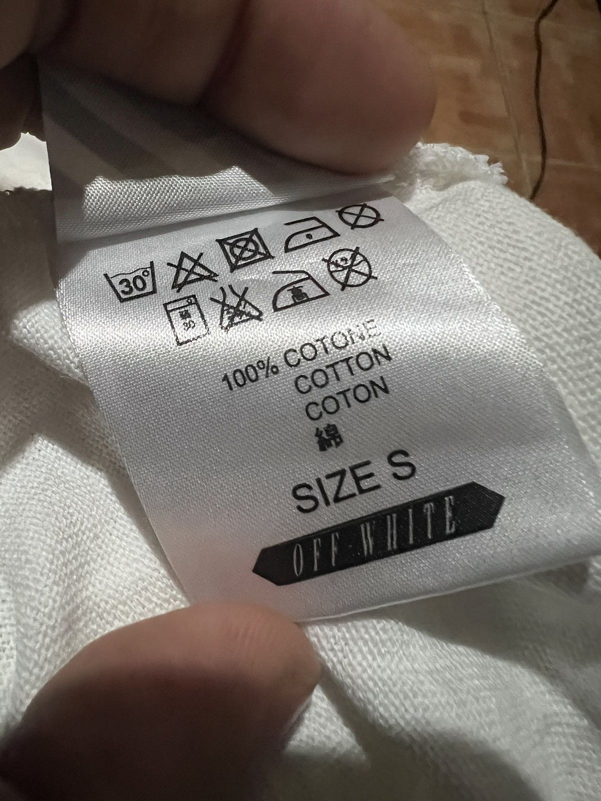 Off-White OG Off white Diagonal Stripe Orange box S/S tee Size US S / EU 44-46 / 1 - 7 Thumbnail