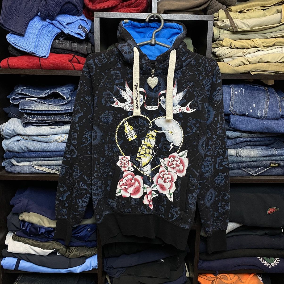 Criminal Damage Vintage Criminal Damage Ed Hardy style y2k opium hoodie Size M / US 6-8 / IT 42-44 - 1 Thumbnail
