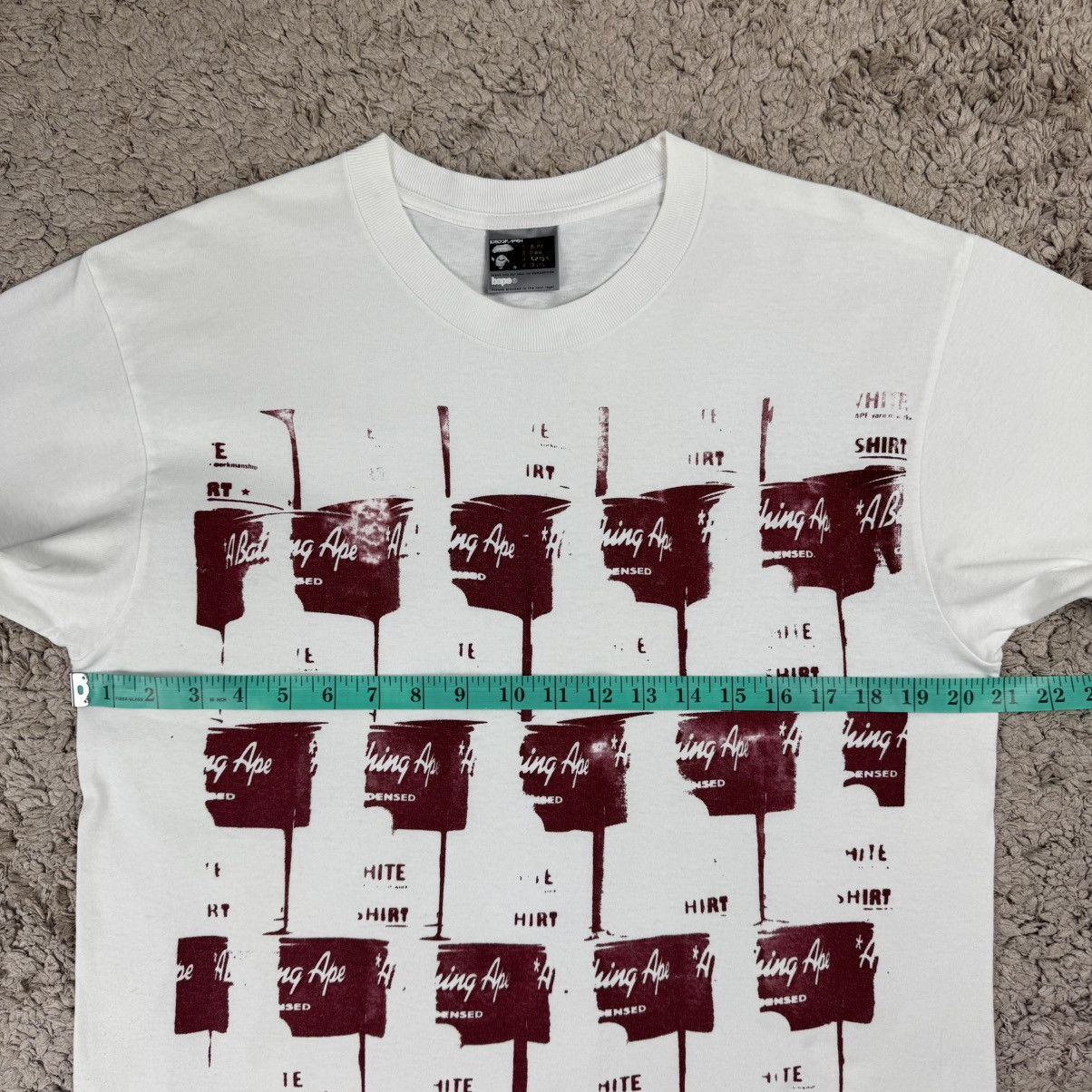 Bape Vintage Bape Exclusive Handprint Condensed Soup Tee Size US L / EU 52-54 / 3 - 11 Thumbnail