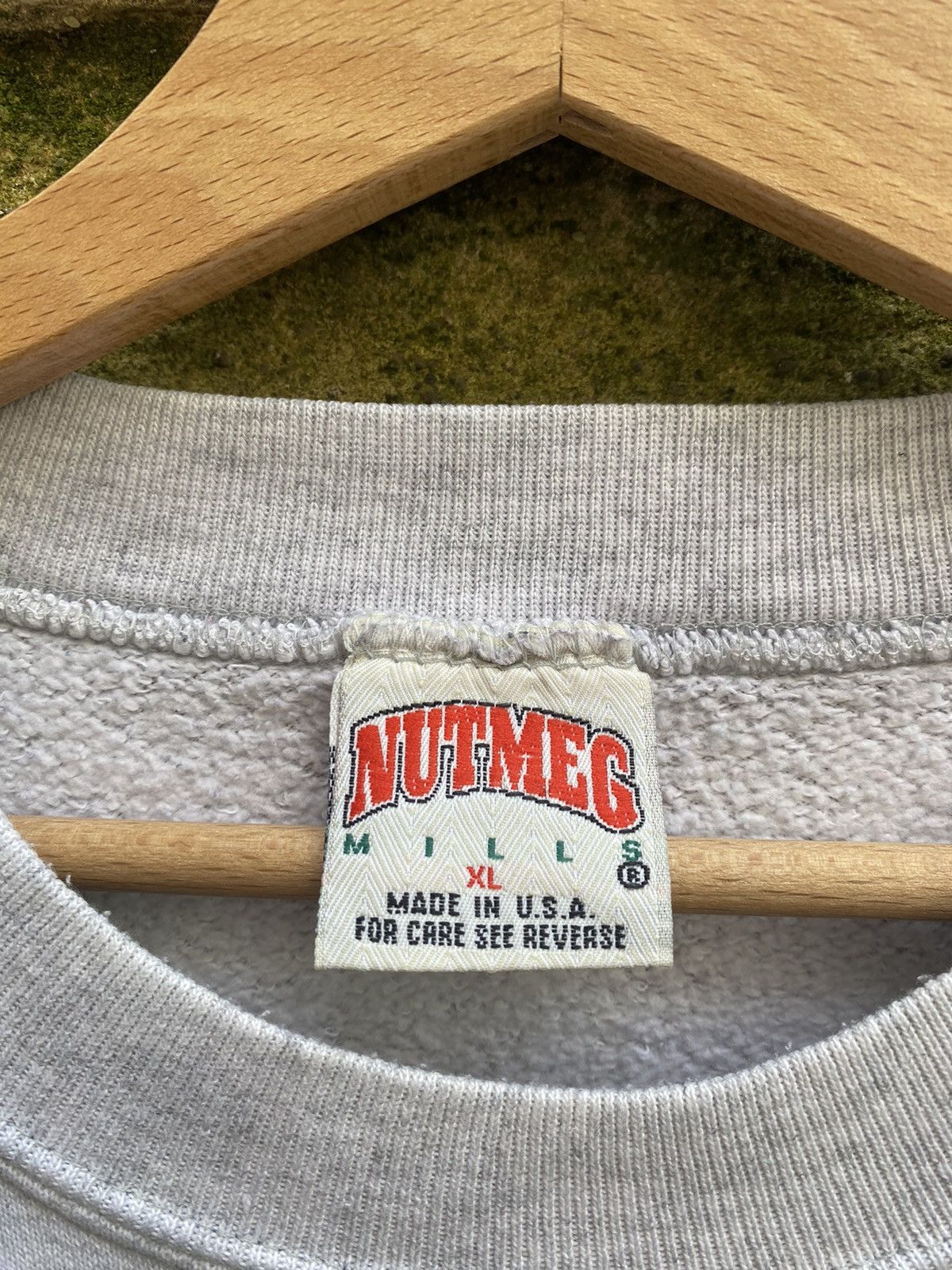 NFL × Vintage Vintage 90s Made In USA Raiders Sweatshirt Size US XL / EU 56 / 4 - 2 Thumbnail