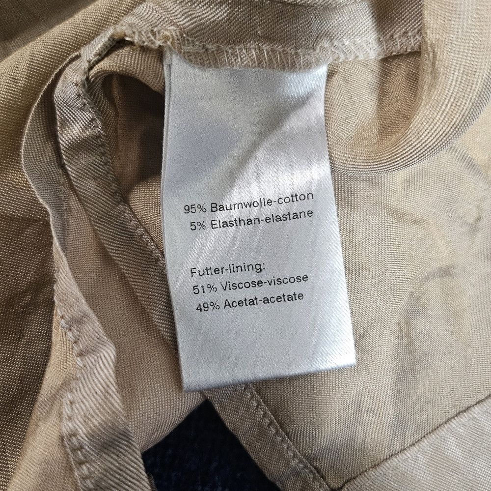 Other Akris Punto Khaki Canvas Knee Length Skirt 6 Size 26" / US 2 / IT 38 - 9 Thumbnail