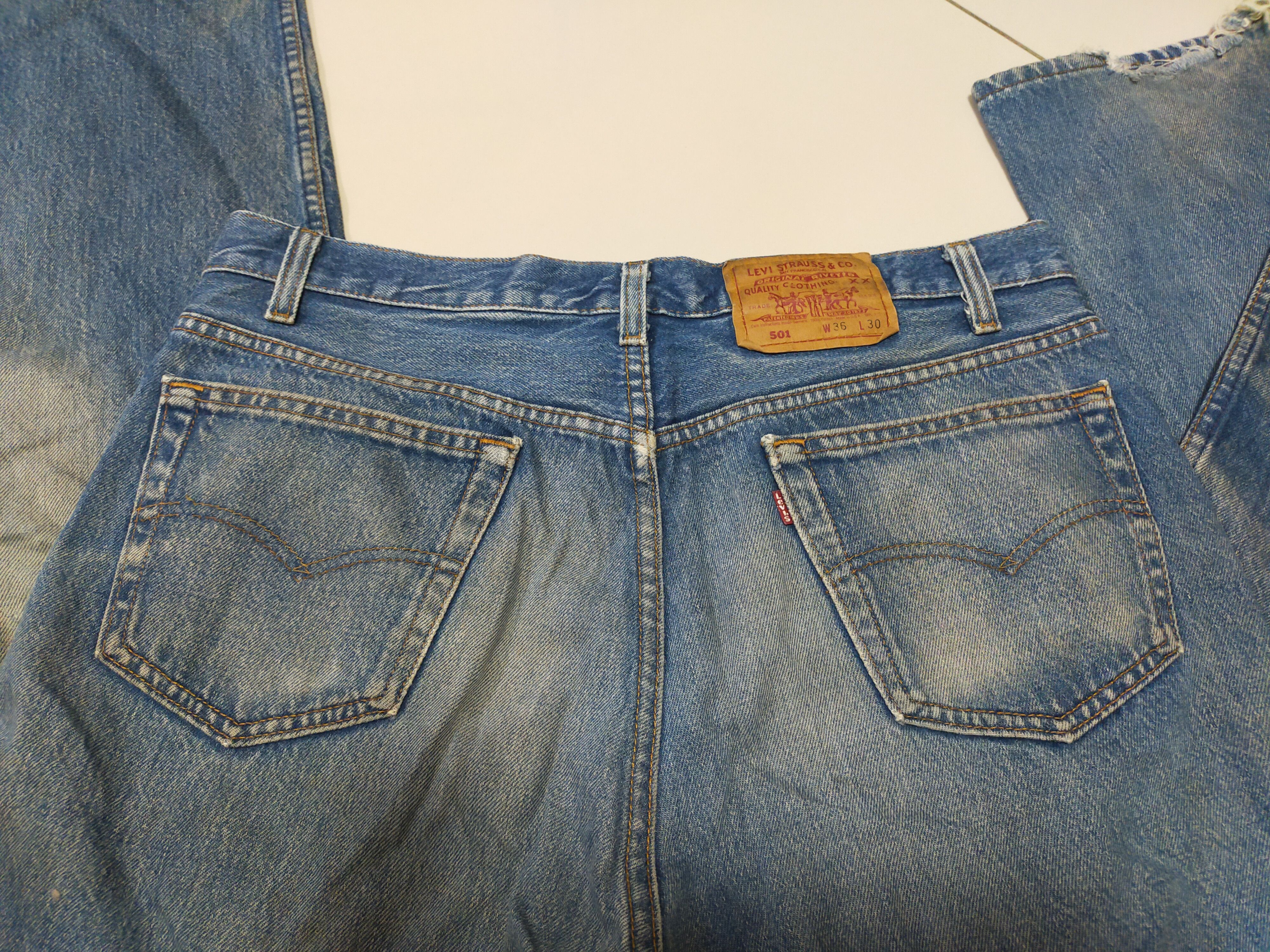 Levi's × Levi's Vintage Clothing VINTAGE 1980's / 1990's LEVIS 501 JEANS Size US 35 - 3 Thumbnail
