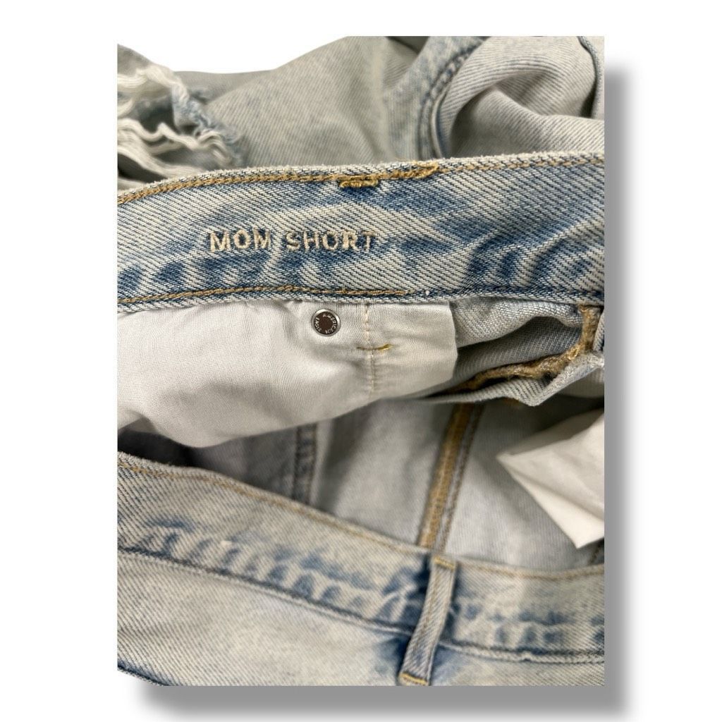 American Eagle Outfitters American Eagle Distressed Denim Jean Mom Shorts Size 16 Size 38" / US 16 / IT 52 - 6 Thumbnail