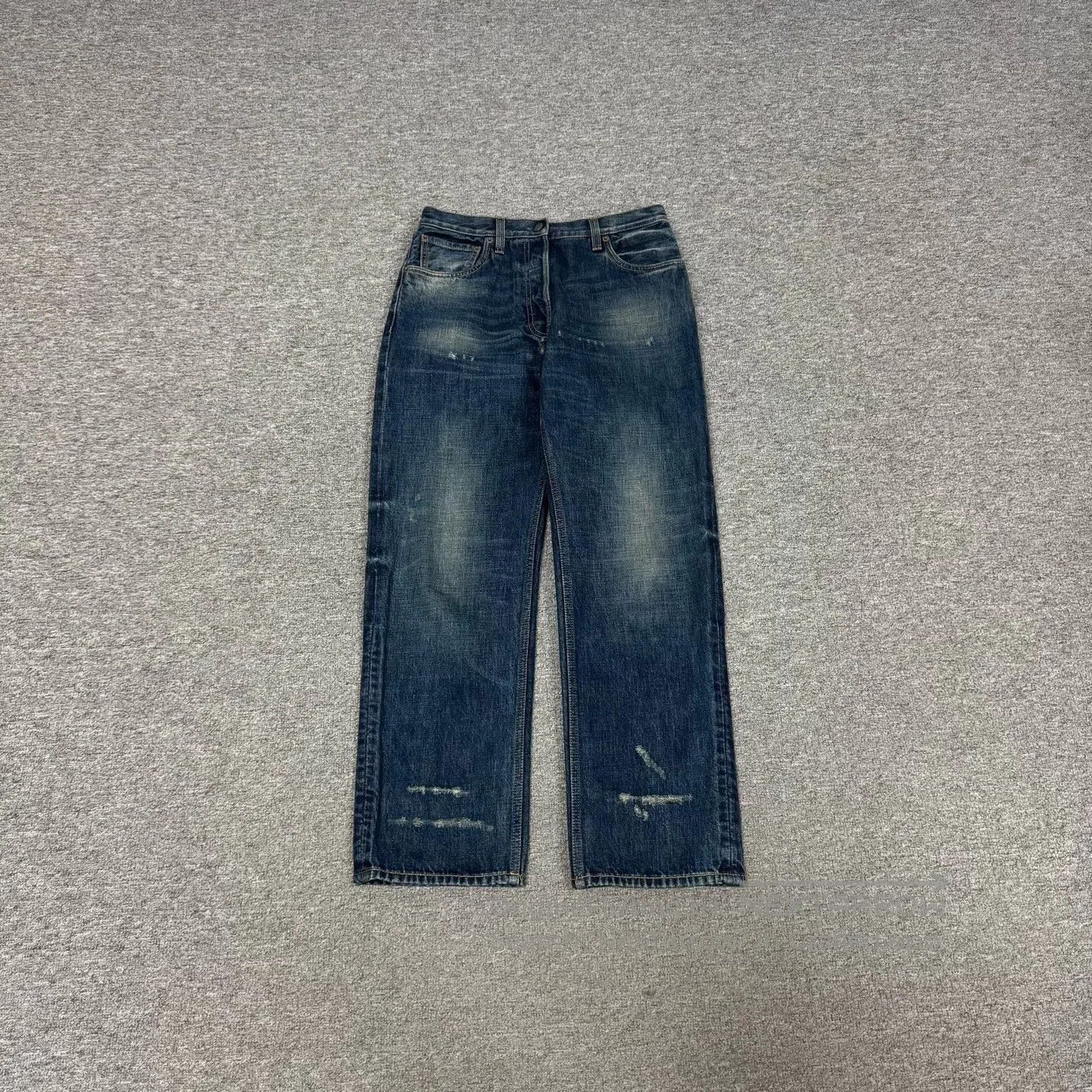 Prada Prada Back leather tag; damaged by washing; jeans| Size 26" / US 2 / IT 38 - 1 Thumbnail