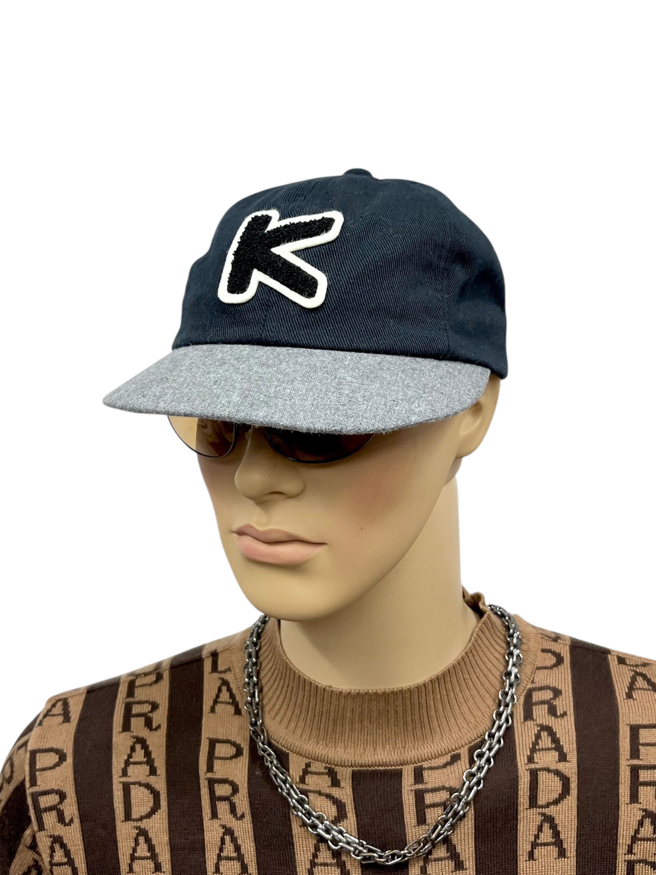 CA4LA Vintage CA4LA Kapital Letter K Short Brim 3 Blends Strapback Size ONE SIZE - 1 Thumbnail