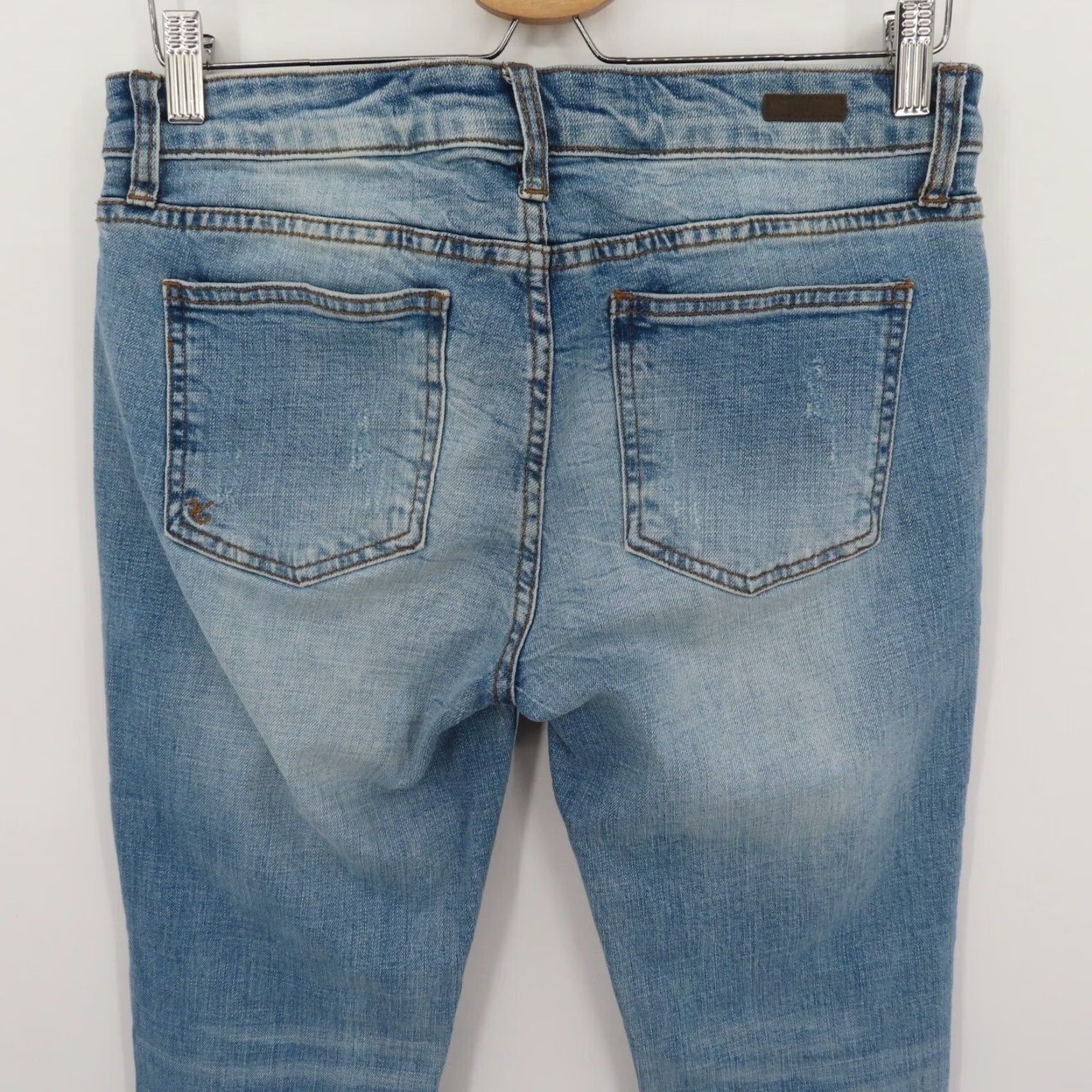 Vintage KUT from the Kloth Catherine Boyfriend Distressed Blue Denim Jeans Womens 6 Regular 5-Pocket Design Blue Jeans Size 28" / US 6 / IT 42 - 7 Thumbnail