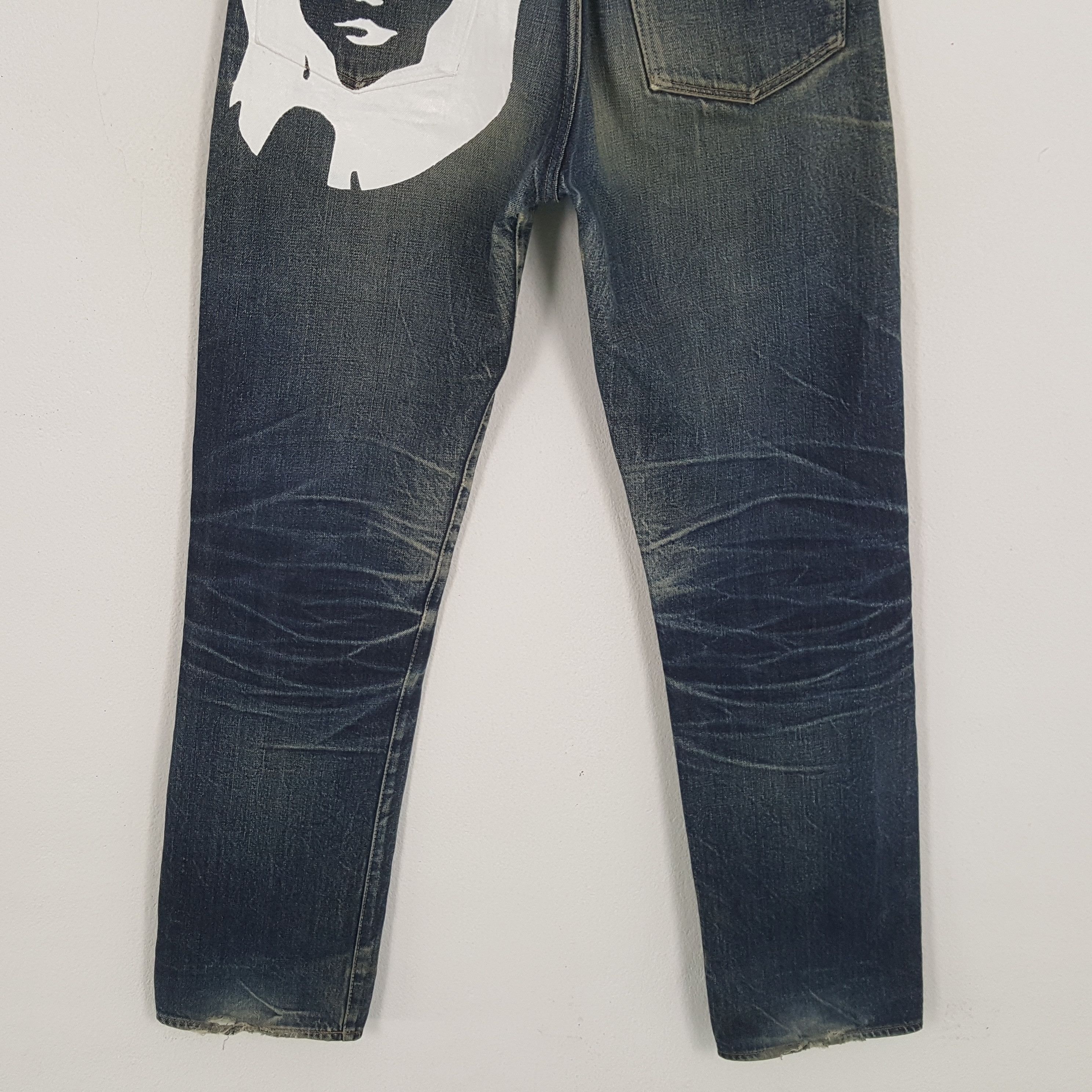 Hysteric Glamour × Japanese Brand × Vintage HYSTERIC GLAMOUR Japanese Brand Custom Art Jeans Size US 27 - 3 Thumbnail