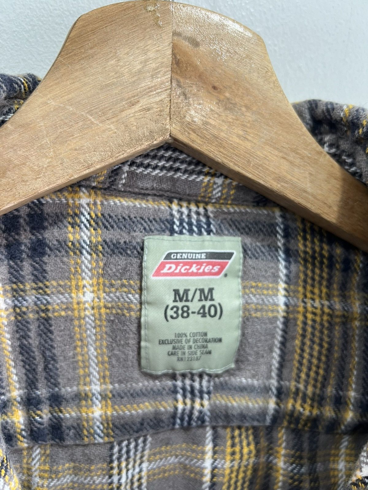 Dickies Vintage Dickies Button Up Shirt Plaid flannel Size US S / EU 44-46 / 1 - 3 Thumbnail