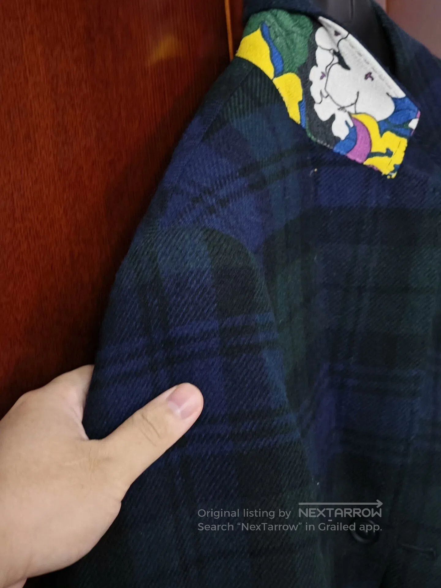 Japanese Brand Custom British Tweed Wool Blazer. Size US S / EU 44-46 / 1 - 3 Thumbnail