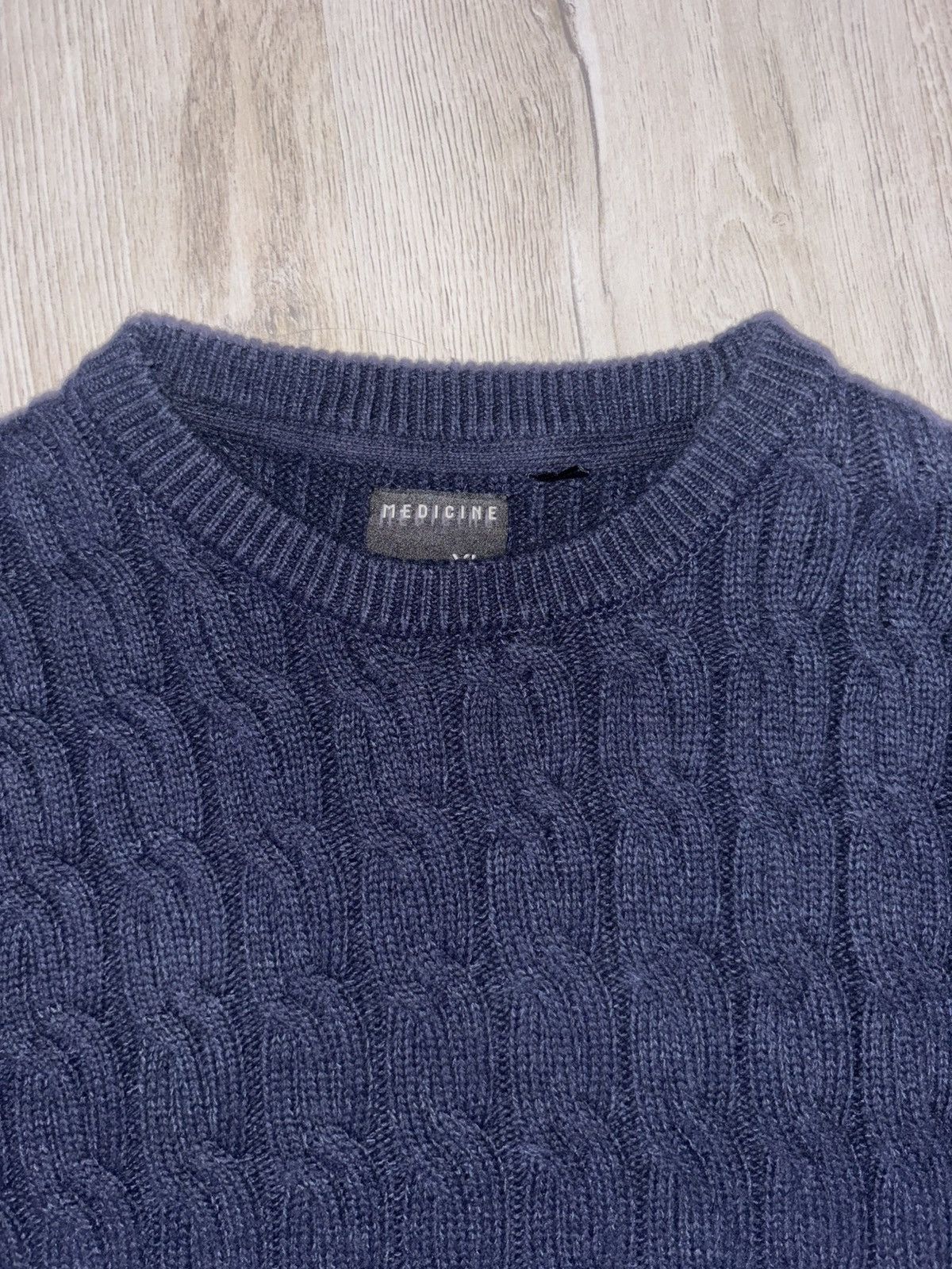 Vintage MEDICINE Knitwear Size US XL / EU 56 / 4 - 3 Thumbnail