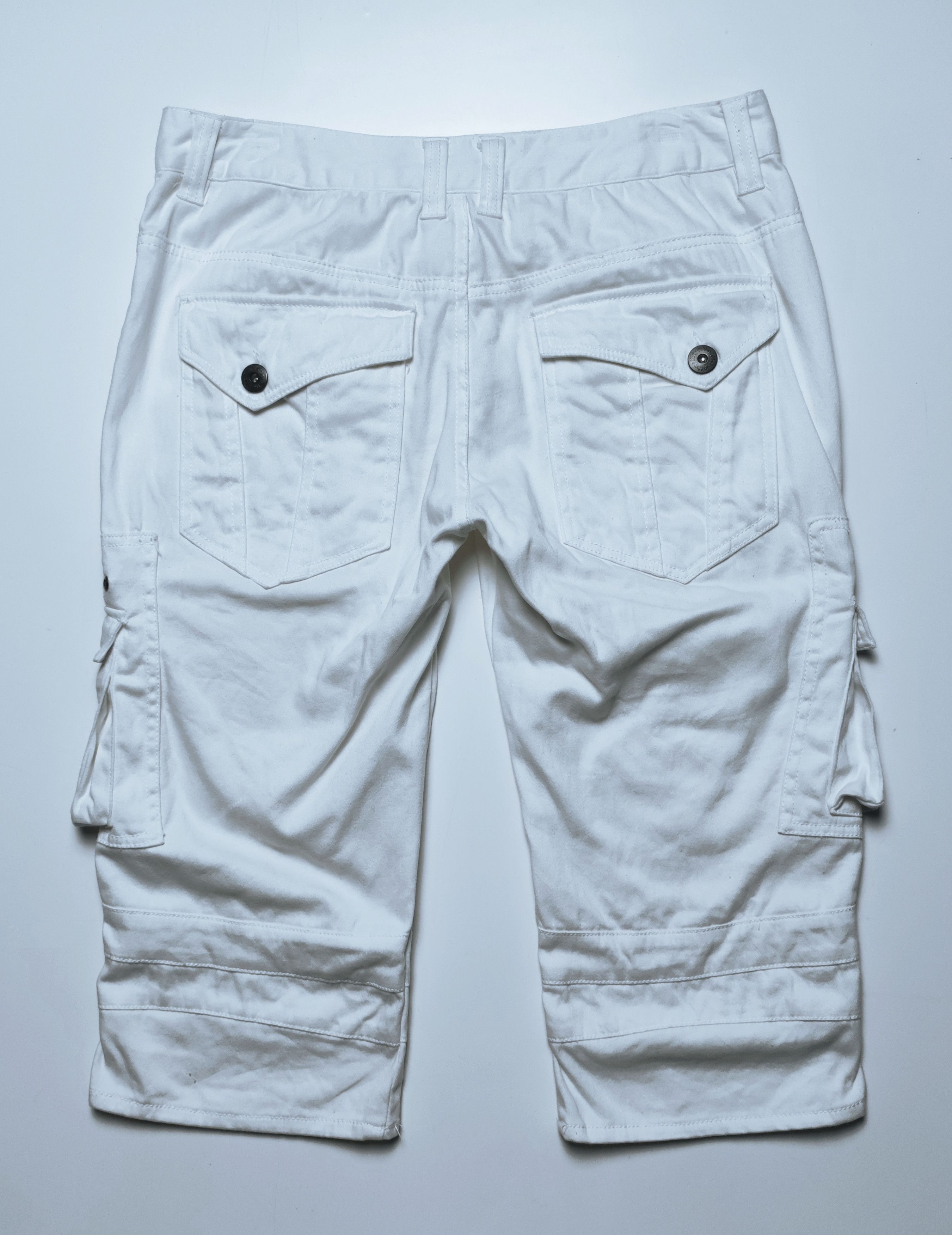 Japanese Brand In The Attic Punk Inspired Multipocket Cargo 3/4 Pants Size US 32 / EU 48 - 3 Thumbnail