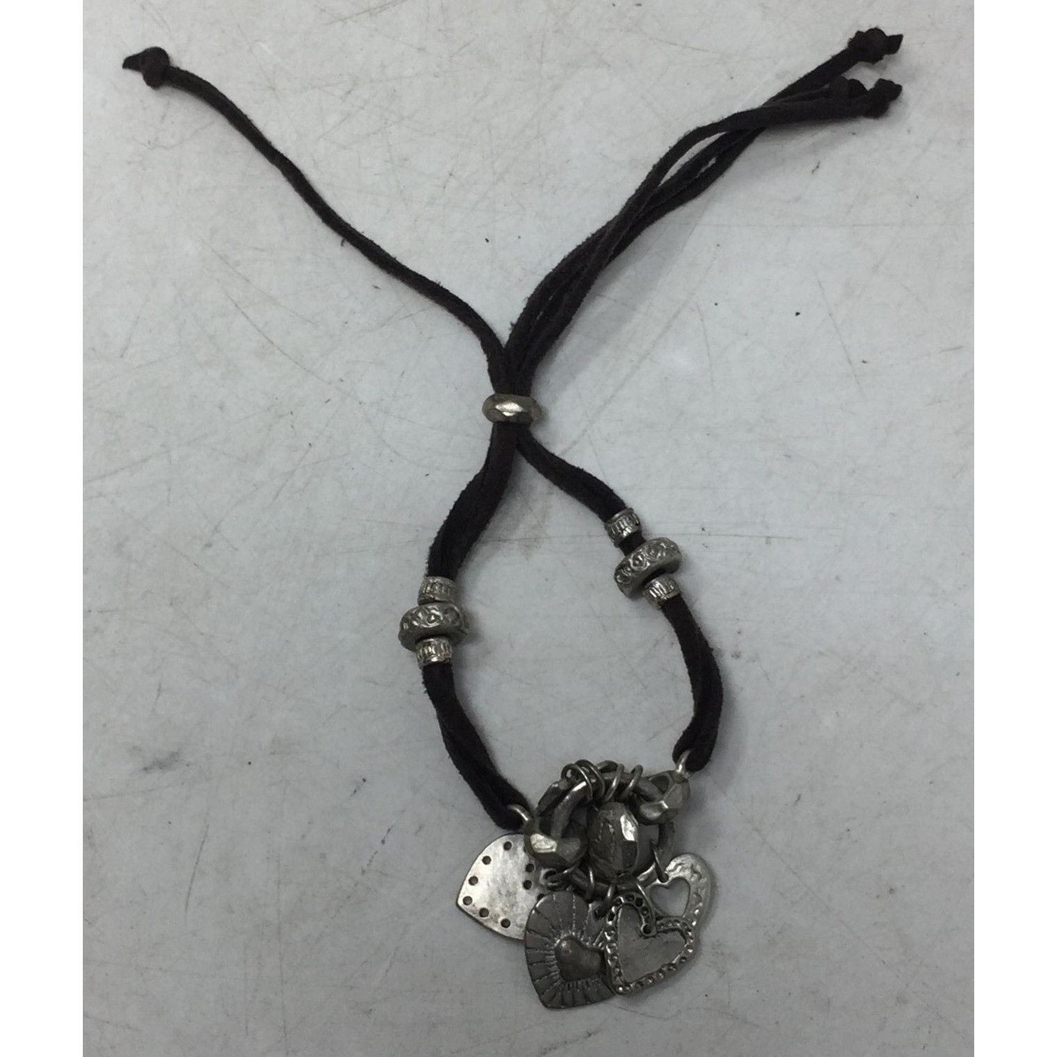 Other Adjustable Women's Bracelet with Heart Charms on it Size ONE SIZE - 3 Thumbnail