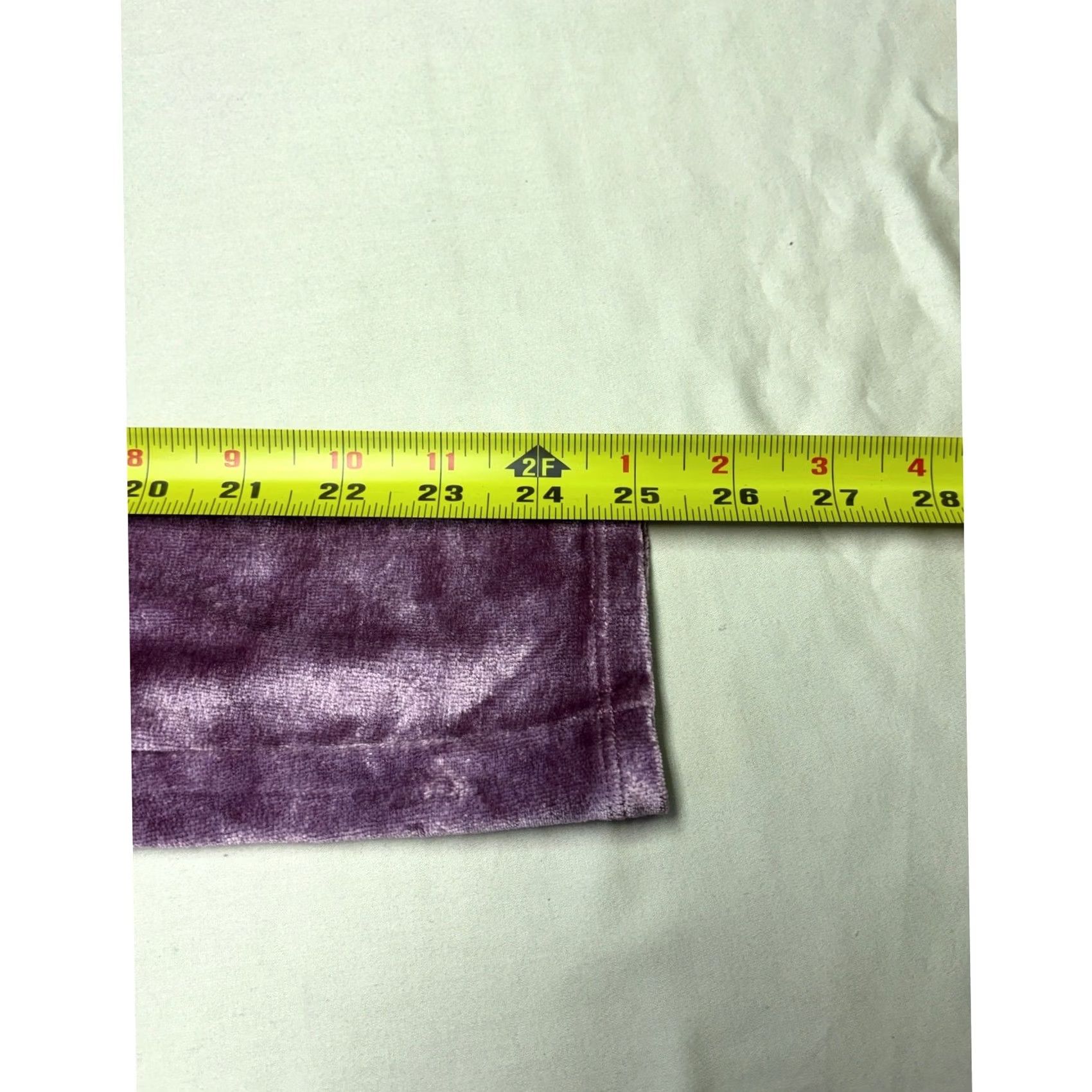 Vince Vince Velvet Long Sleeve Crew Neck Top Modal Blend S Purple Women Blouse Velvet Size S / US 4 / IT 40 - 7 Thumbnail