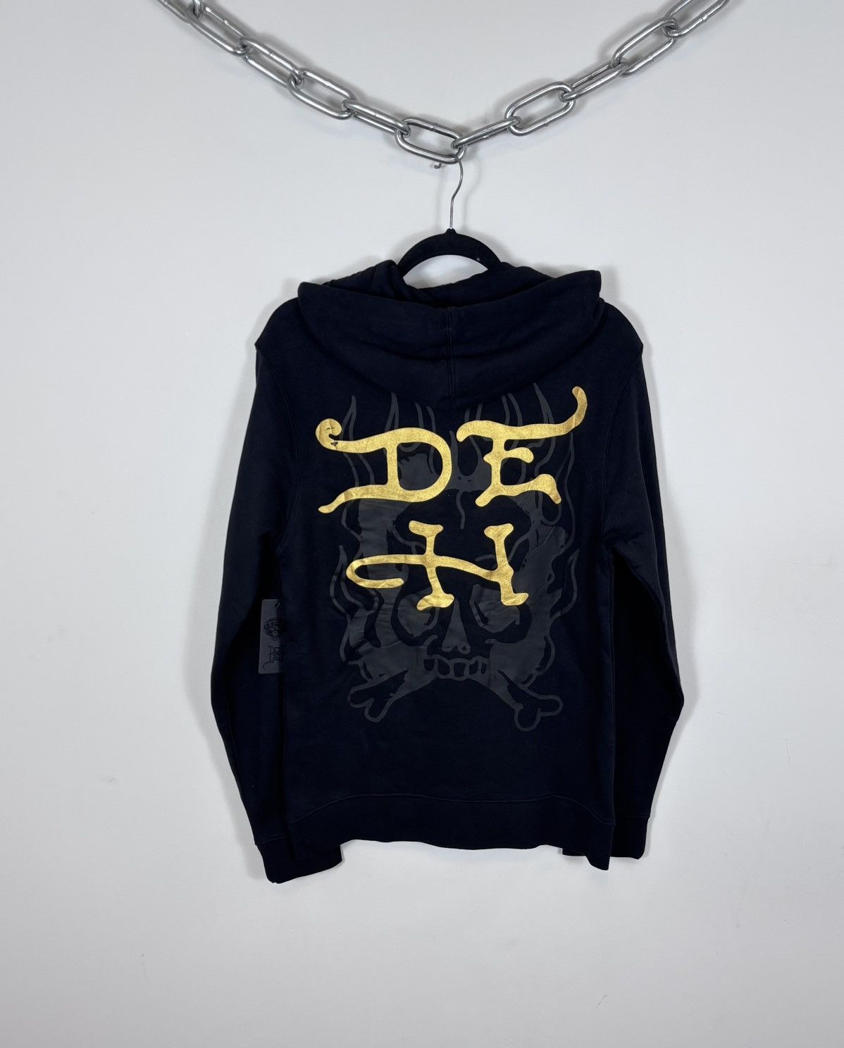 Ed Hardy Ed Hardy NWT Men’s Y2K Black Big Logo Tattoo Hoodie Size US S / EU 44-46 / 1 - 2 Thumbnail