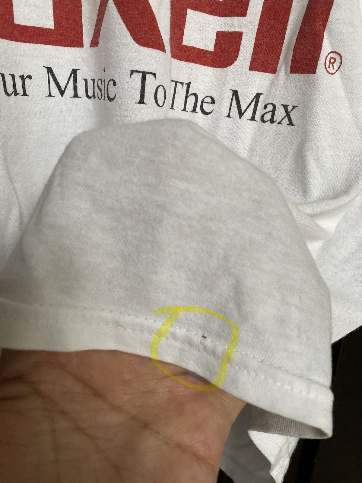 Band Tees Maxell Take Your Music To The Max T Shirt Size US L / EU 52-54 / 3 - 10 Thumbnail