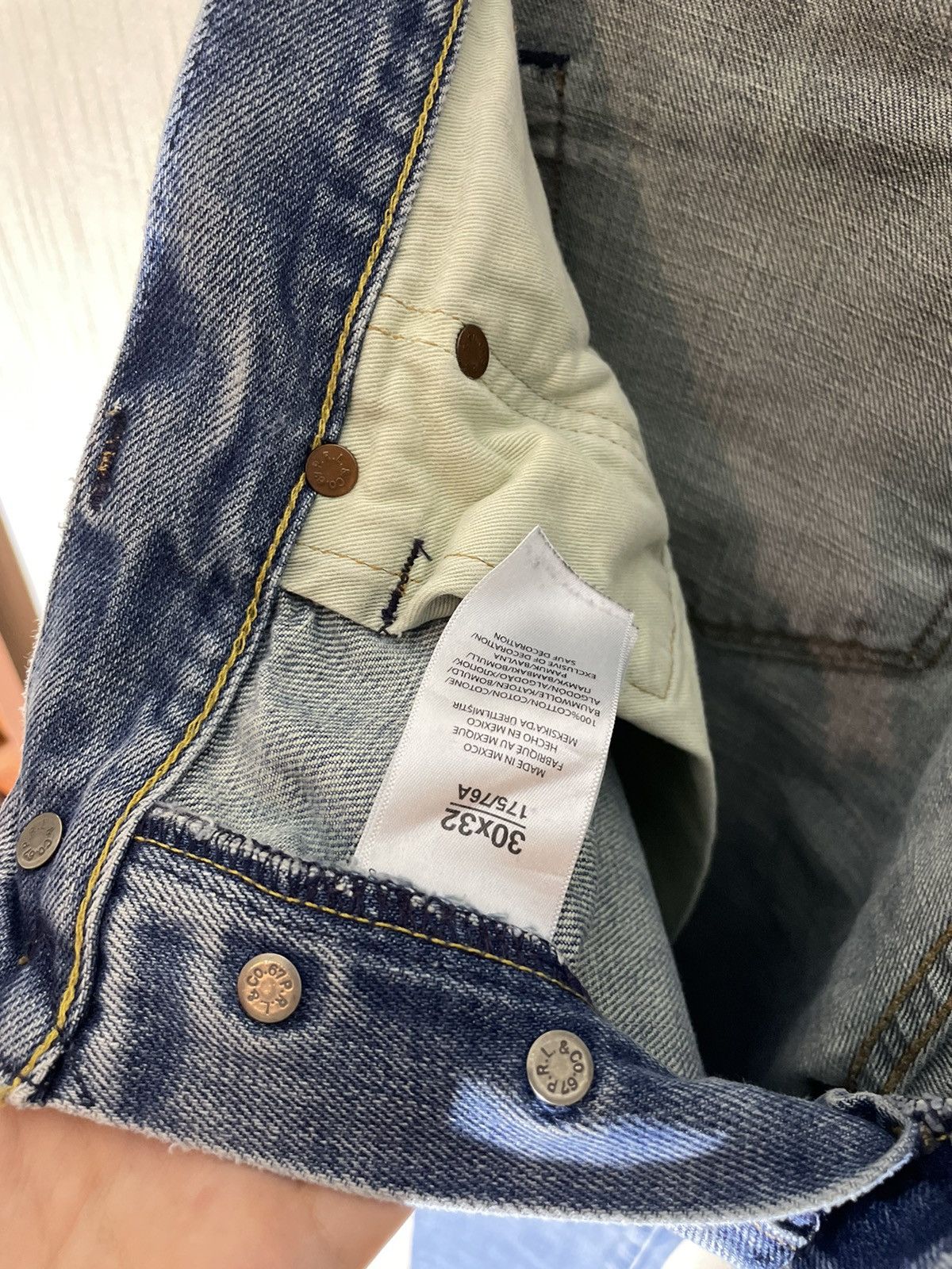 Polo Ralph Lauren × Vintage Polo Ralph Lauren vintage denim jeans Size US 30 / EU 46 - 12 Thumbnail