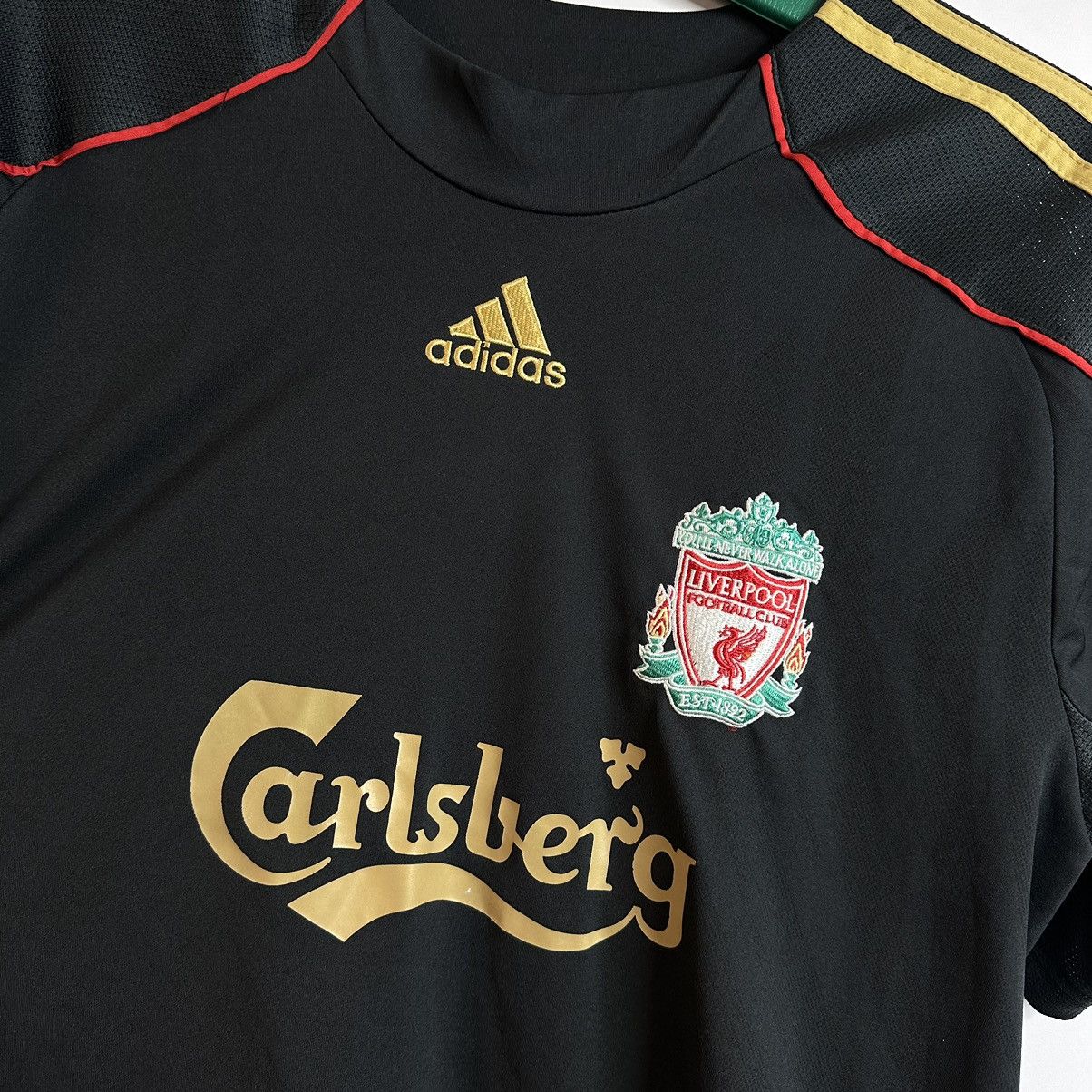 Adidas Liverpool 2009 2010 Jersey T-shirt Carlsberg Size US XL / EU 56 / 4 - 2 Thumbnail