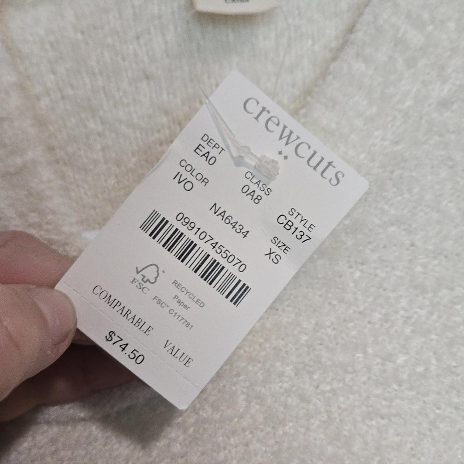 Other Crewcuts Girls' soft fuzzy crewneck sweater Size US XS / EU 42 / 0 - 3 Thumbnail