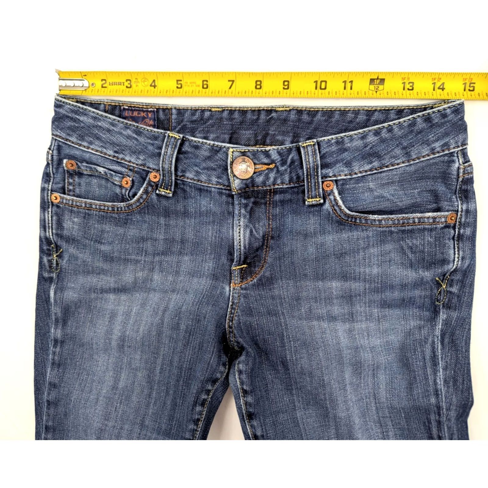 Lucky Brand Lucky Brand Gene Montesano Dungarees Jeans Women 6/28 Lola Bootcut Blue Size 28" / US 6 / IT 42 - 5 Thumbnail