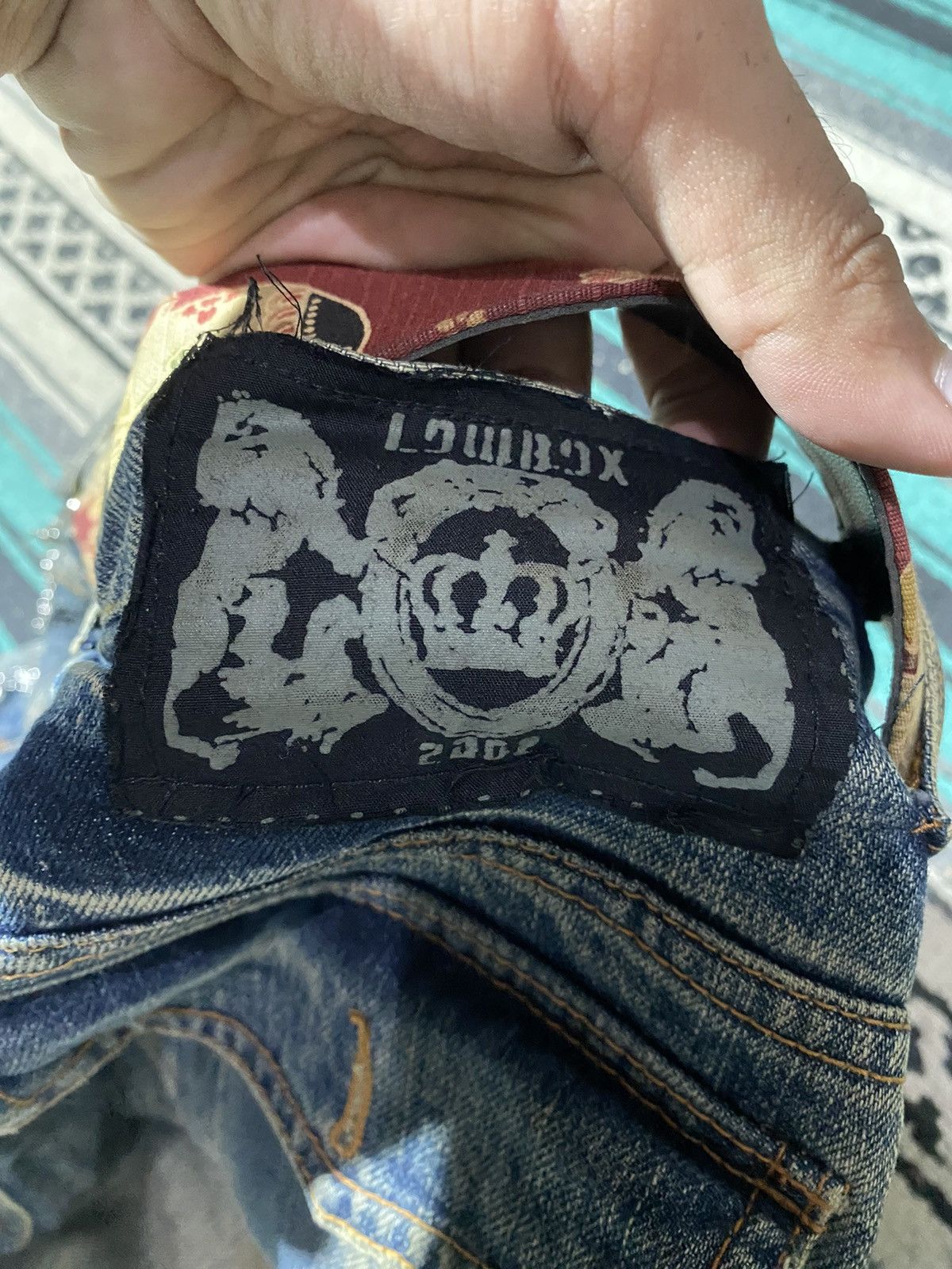 Kapital 2000s Lowbox - Distressed Claw Denim Pants Size US 31 - 8 Thumbnail