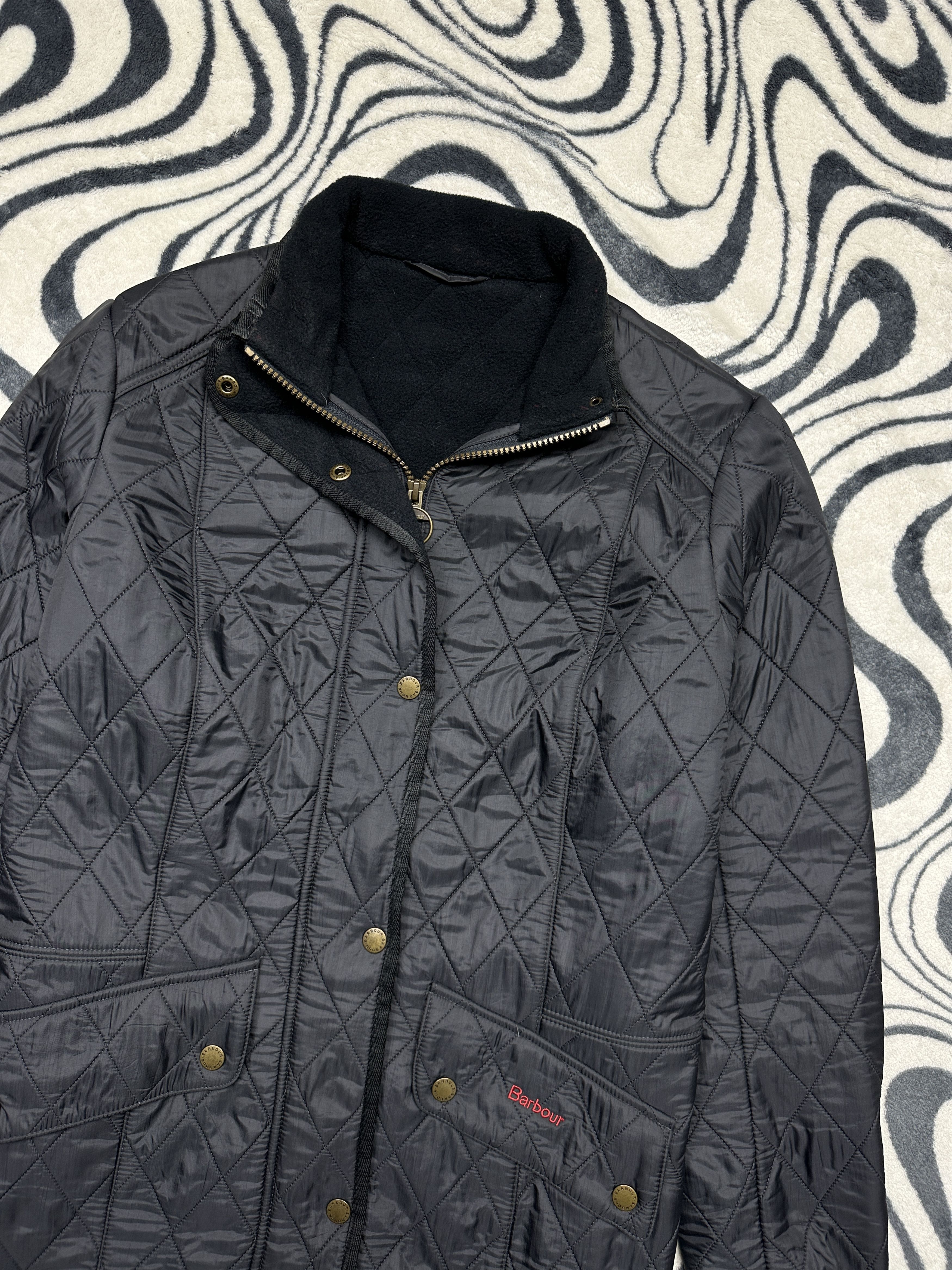 Barbour Barbour Vintage Cavalary Polarquilt Womens Quilted Jacket Size L / US 10 / IT 46 - 2 Thumbnail