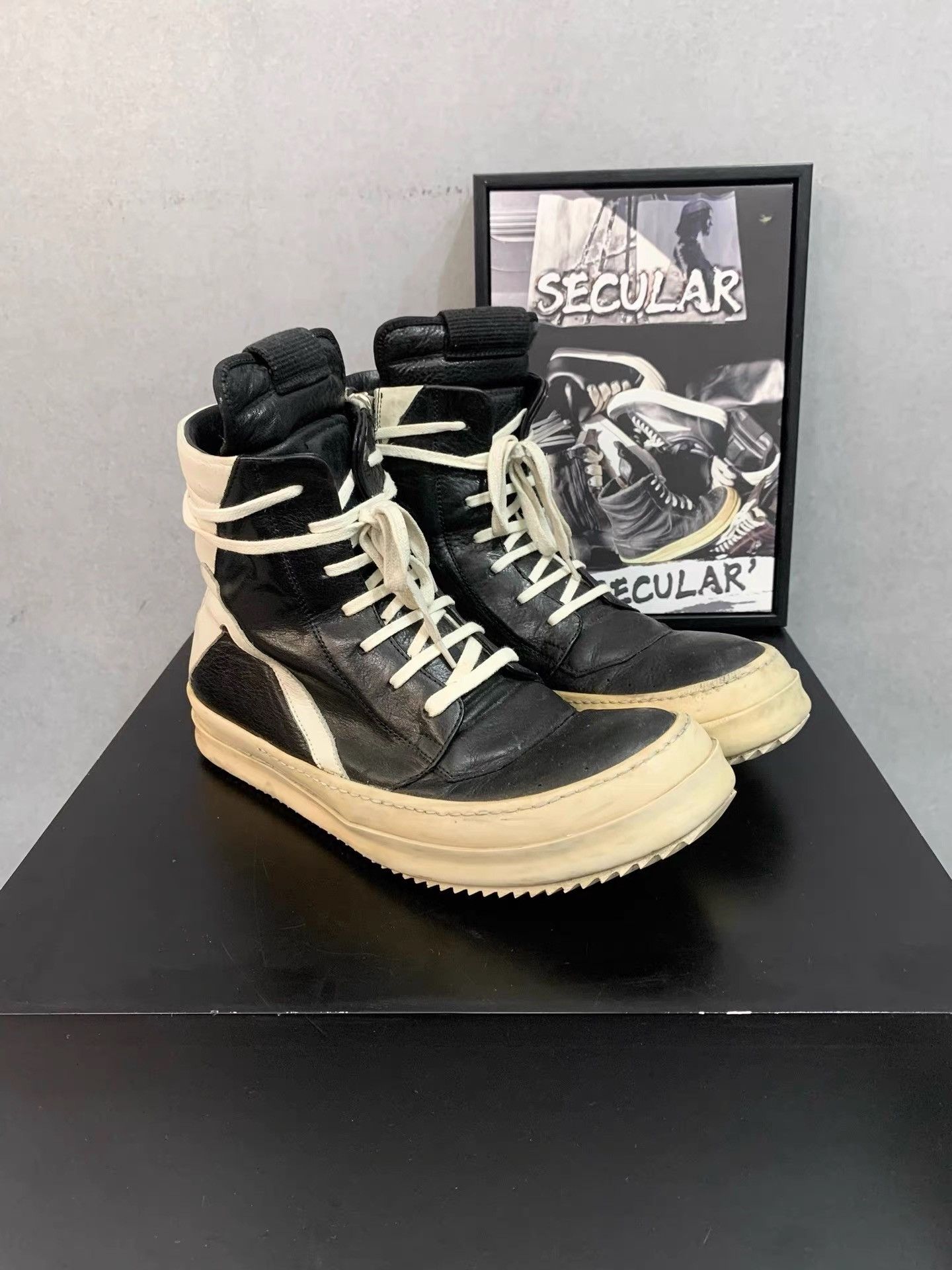 Rick Owens Rick Owens 10SS Original Stapled Geobasket K34 Size US 10 / EU 43 - 4 Thumbnail