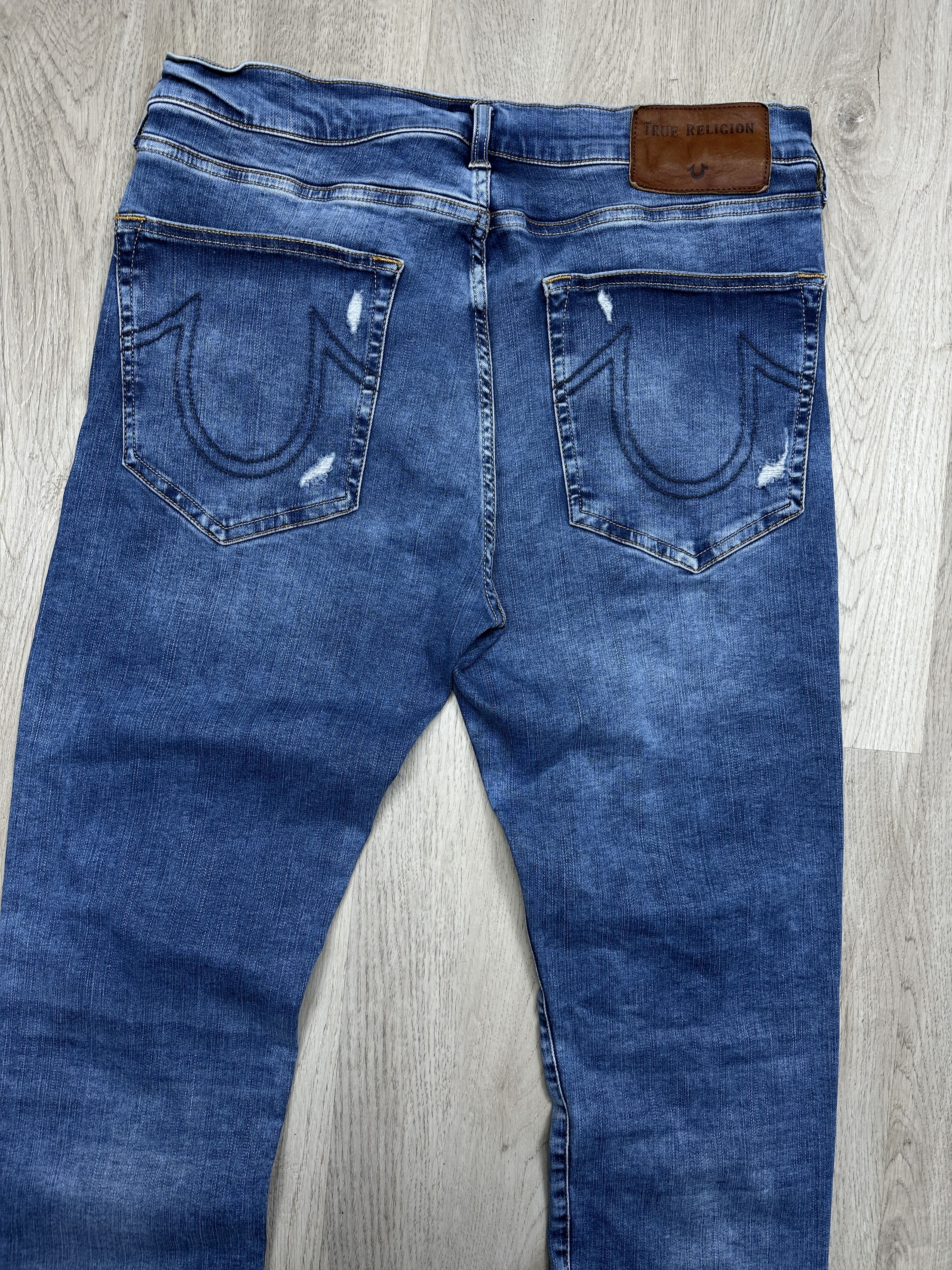 True Religion True Religion Mens Distressed Denim Pants Jeans Size US 34 / EU 50 - 2 Thumbnail