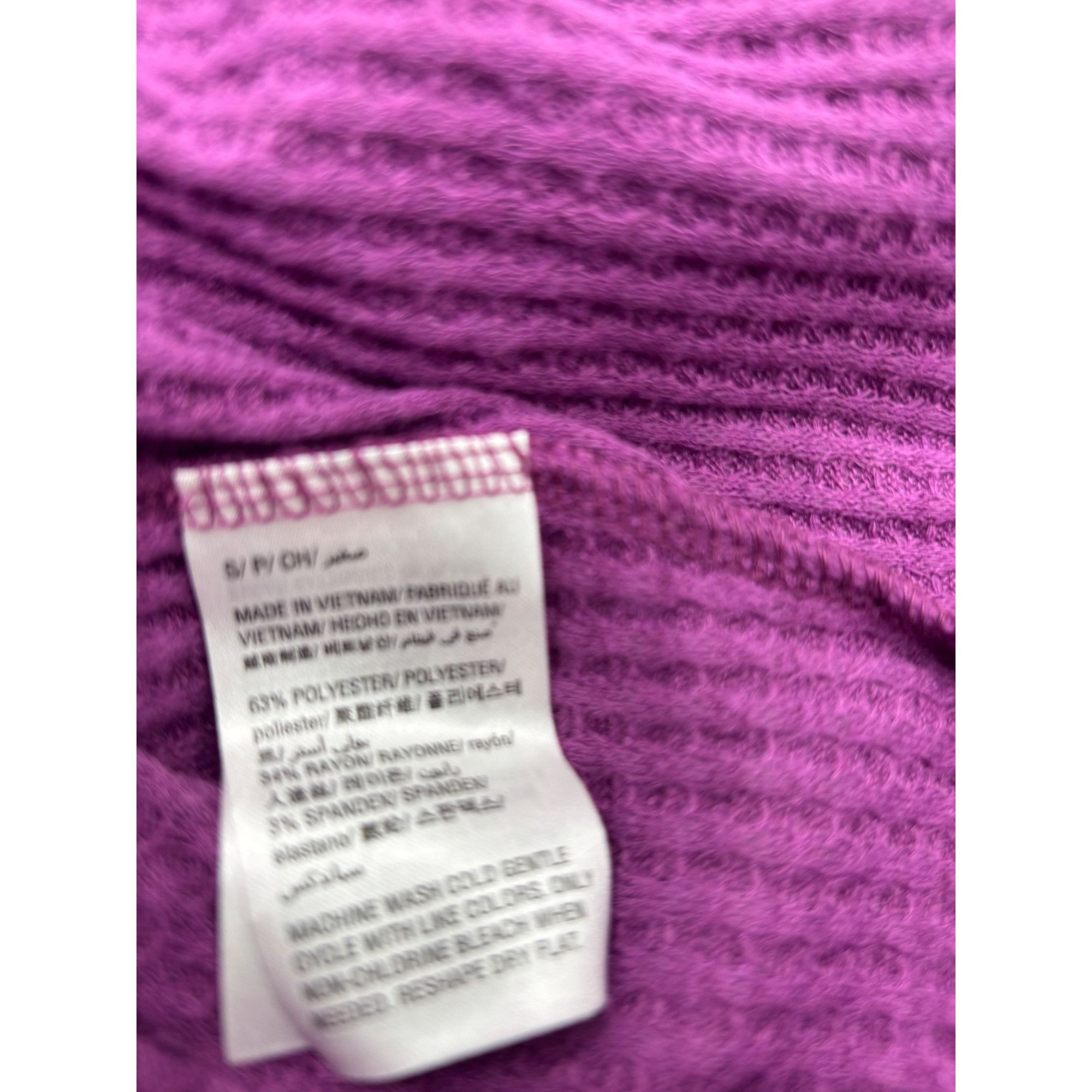 Style & Co Style & Co Women’s Knit Tie Hem Thermal Button up Top, Vivid Size S / US 4 / IT 40 - 7 Thumbnail