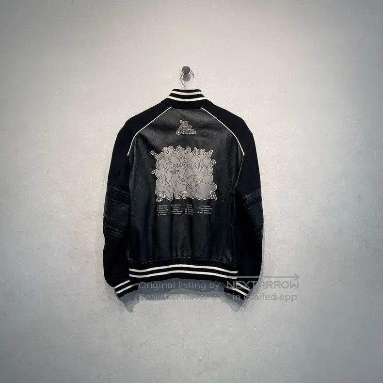 Louis Vuitton Louis Vuitton Note logo patchwork leather baseball jacket Size US M / EU 48-50 / 2 - 2 Thumbnail
