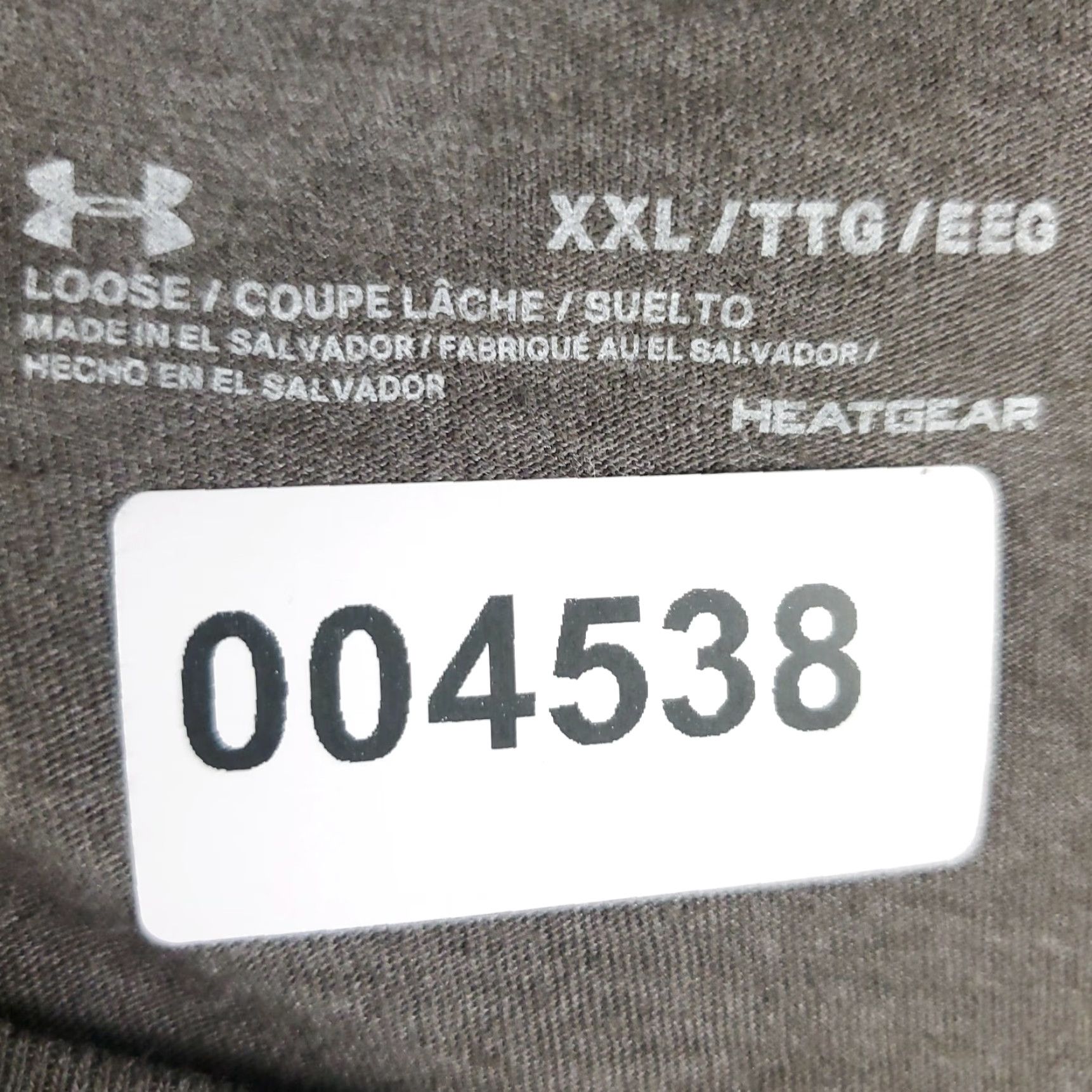 Under Armour Under Armour Heatgear Gray Short Sleeve T-Shirt Mens 2XL Regular Fit Sports Size US XXL / EU 58 / 5 - 7 Thumbnail
