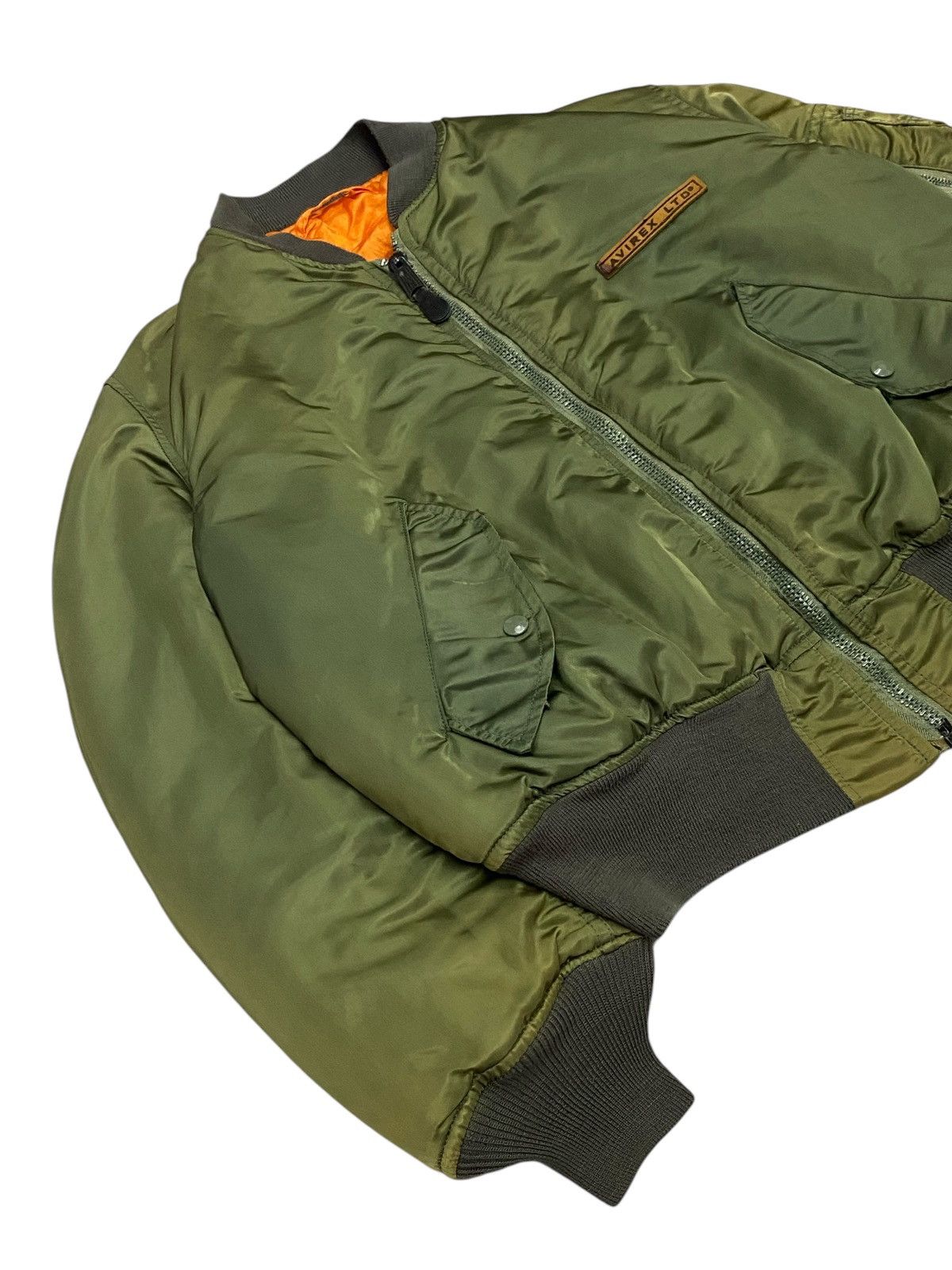 Avirex Vintage Avirex MA-1 Sun Faded Bomber Jacket Size US L / EU 52-54 / 3 - 22 Thumbnail