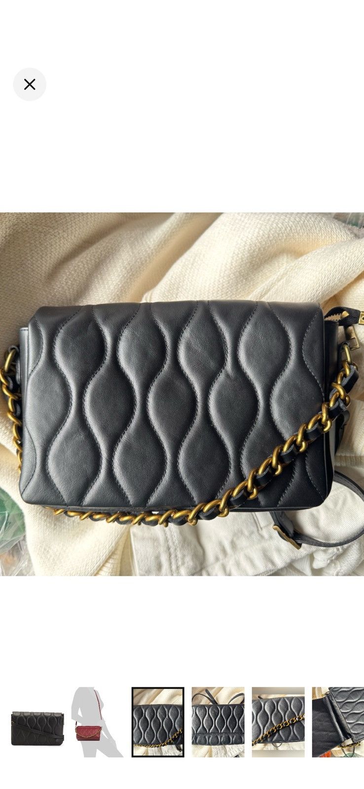Other ROBERTA ROSSI Made In Italy Leather Crossbody With Chain Size ONE SIZE - 3 Thumbnail