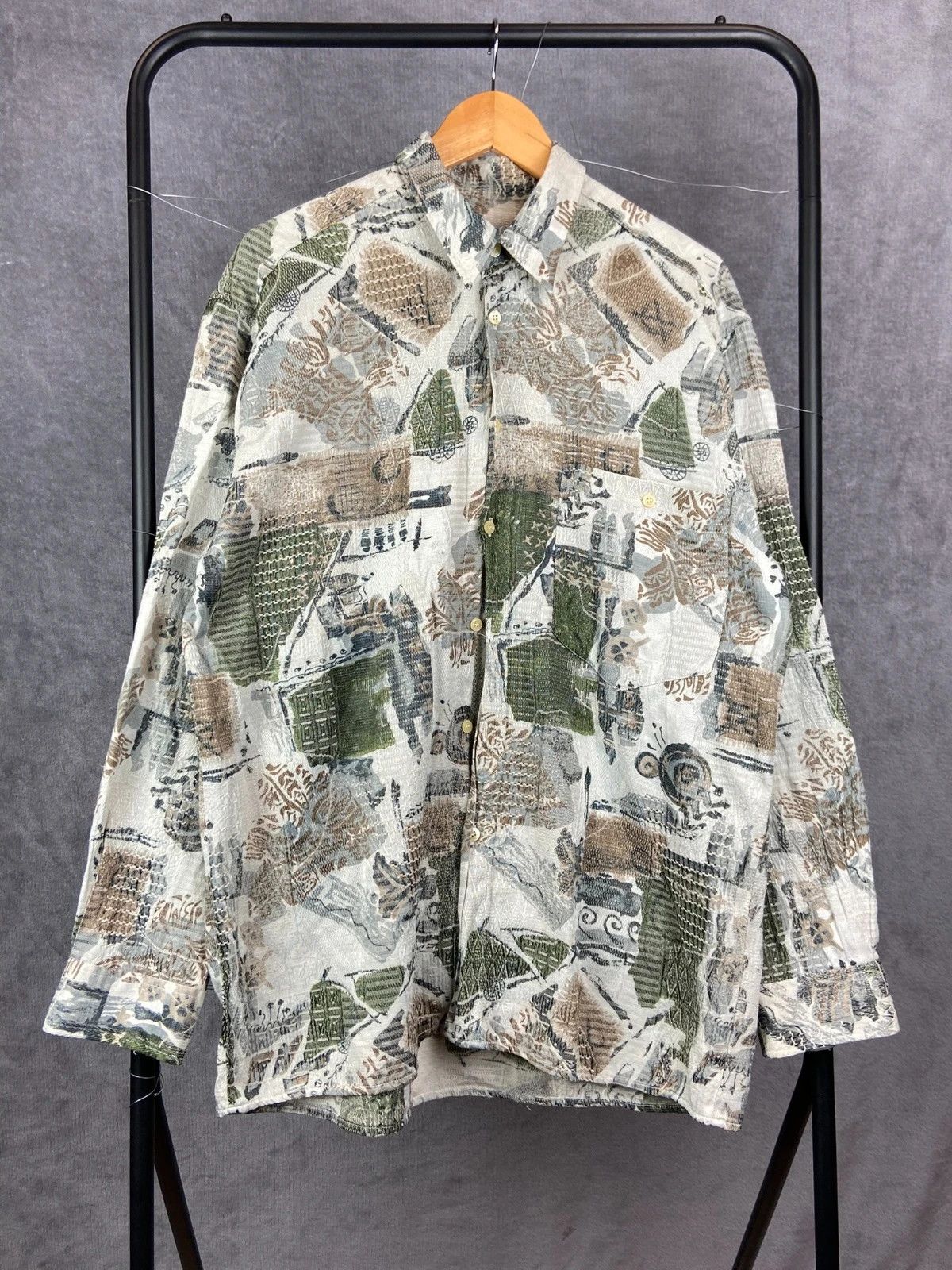 Vintage Vintage abstract pattern Jet It All shirt S Size US S / EU 44-46 / 1 - 1 Thumbnail