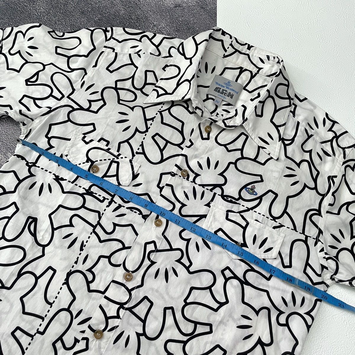 Vivienne Westwood 🔥Vivienne westwood mickey printed shirt Size US L / EU 52-54 / 3 - 8 Thumbnail