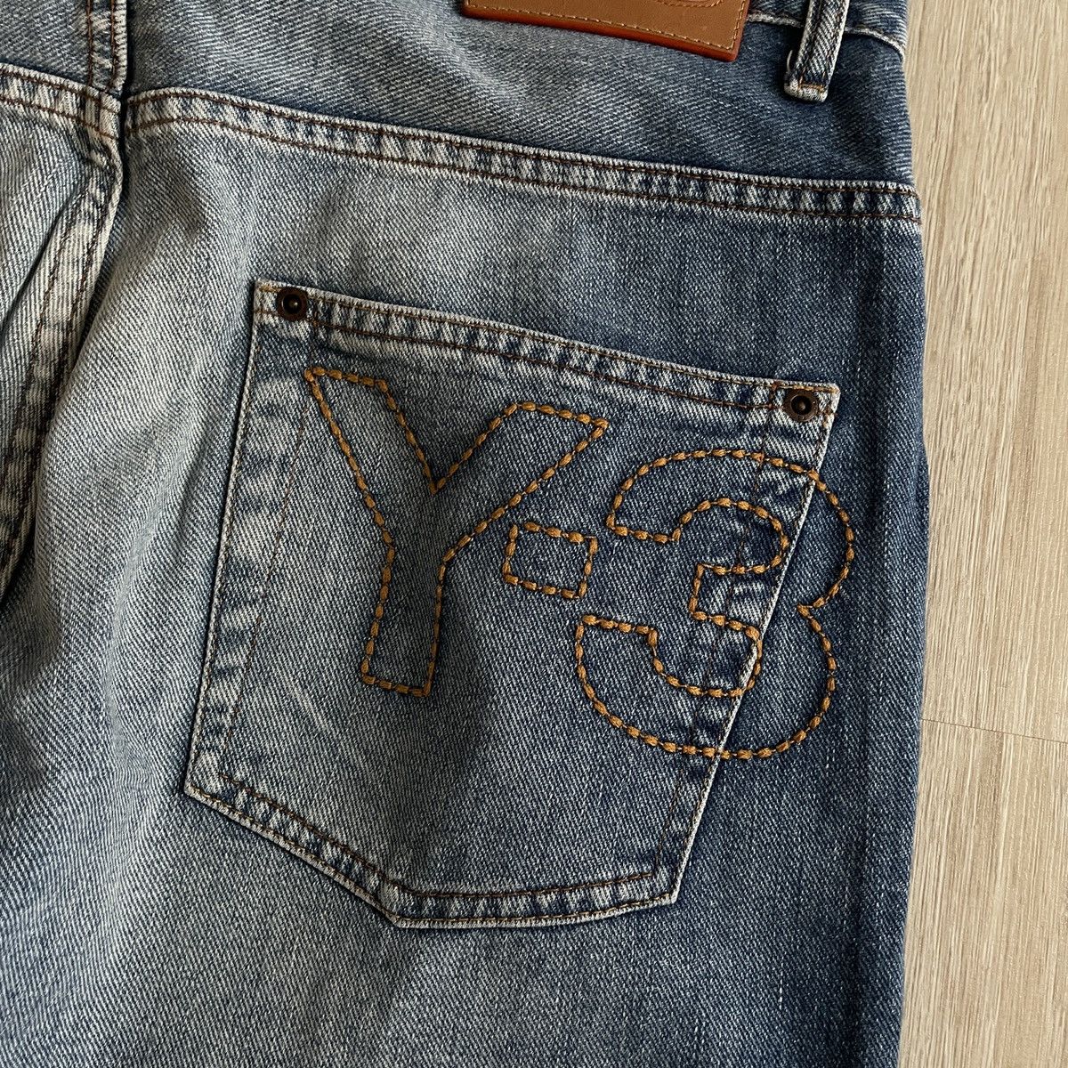 Y-3 Y-3 spring 2005 stitched logo jeans Size US 32 / EU 48 - 9 Thumbnail
