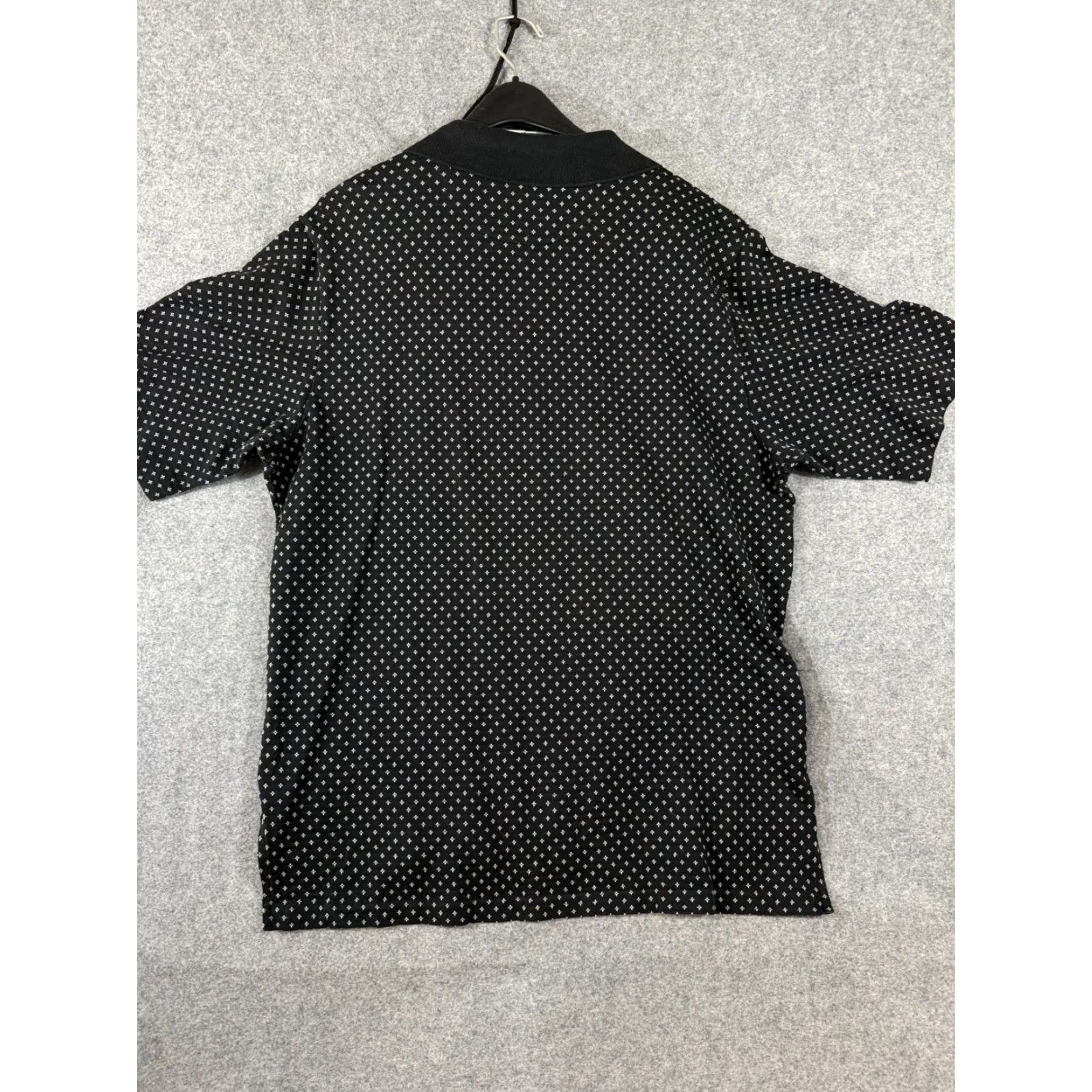 Polo Ralph Lauren Polo Ralph Lauren Polo Shirt Mens L Black Geometric Slit Hem Golf Fit Logo Shirt Size US L / EU 52-54 / 3 - 6 Thumbnail