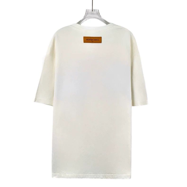 Louis Vuitton Louis Vuitton White monogrammed graffiti-printed cotton cr Size US XXL / EU 58 / 5 - 2 Thumbnail