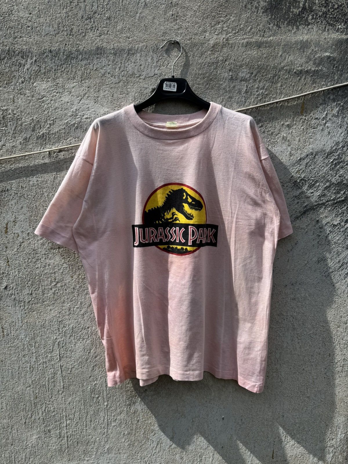 Other 90s Vintage Jurassic Park Single Stitch Movie Pink Tie Dye Size US L / EU 52-54 / 3 - 21 Thumbnail