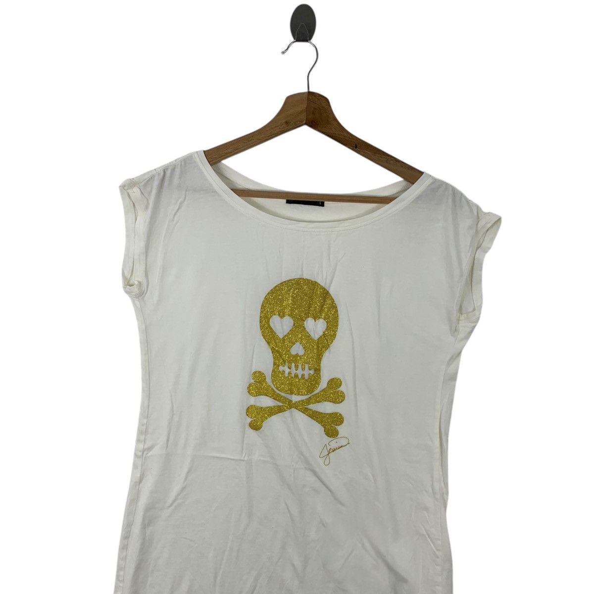 Uniqlo UNIQLO SKULL BONES Love Artwork Illustration Tee Shirt Size L / US 10 / IT 46 - 2 Thumbnail