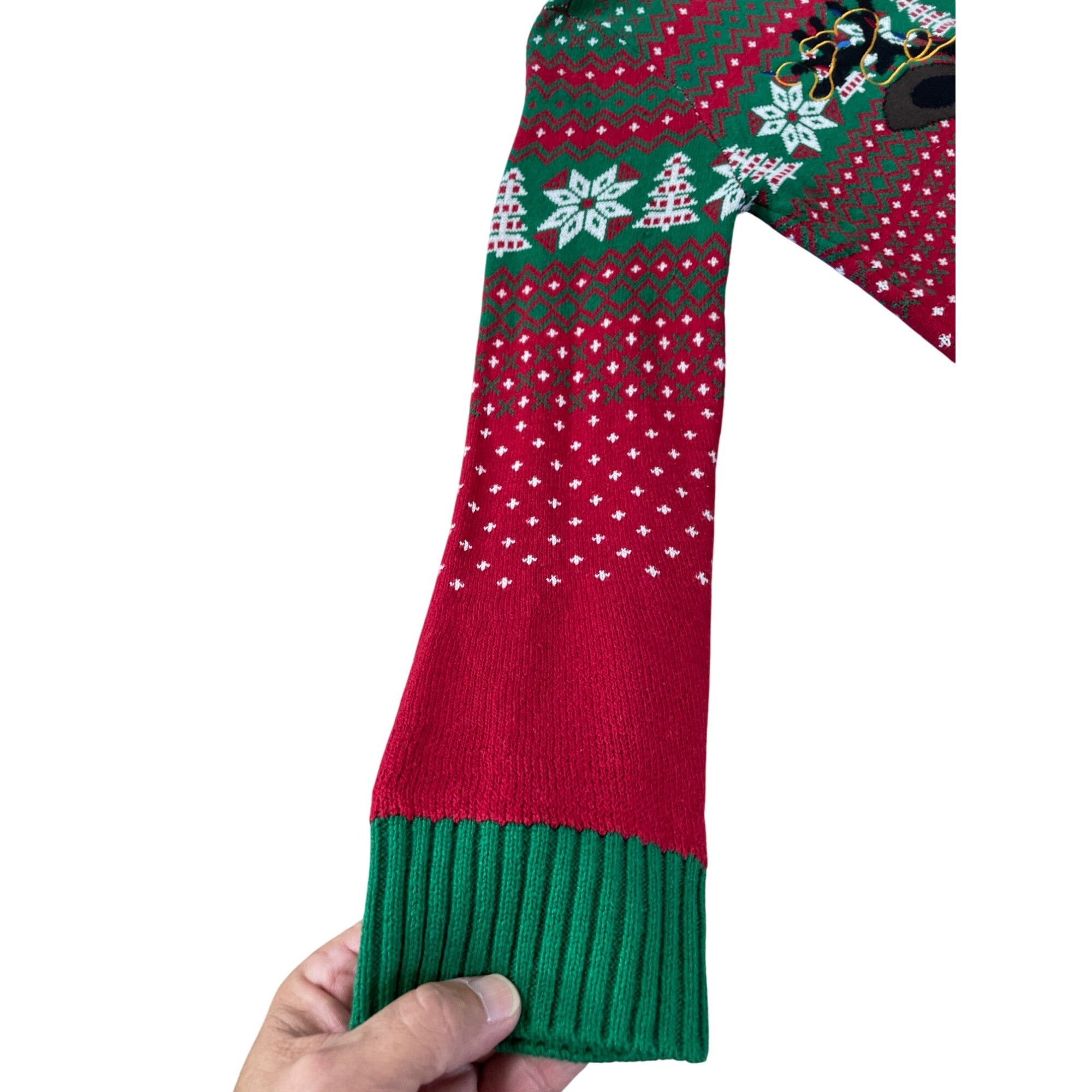 Other Ugly Christmas Sweater Unisex Cayenne Green Reindeer Size XX Size US XXL / EU 58 / 5 - 2 Thumbnail