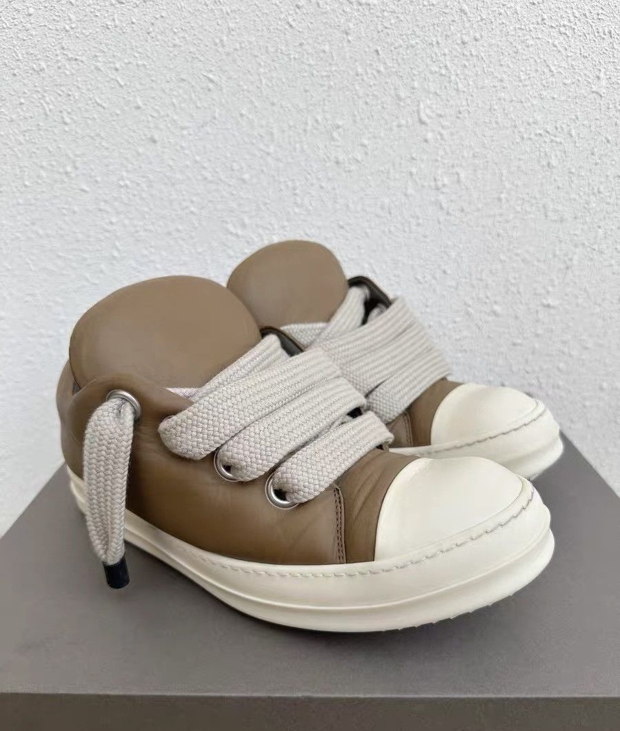 Rick Owens Rick Owens brown sheepskin leather chunky sneakers Size US 8.5 / EU 41-42 - 3 Thumbnail