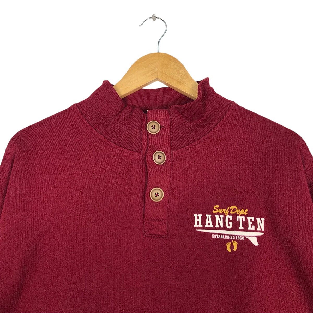 Hang Ten Vintage Hang Ten Pullover Sweatshirt Jumper Rare Size US M / EU 48-50 / 2 - 7 Thumbnail