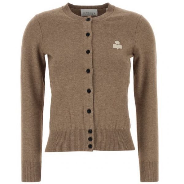 Cardigan in Brown, Women's (Size M)