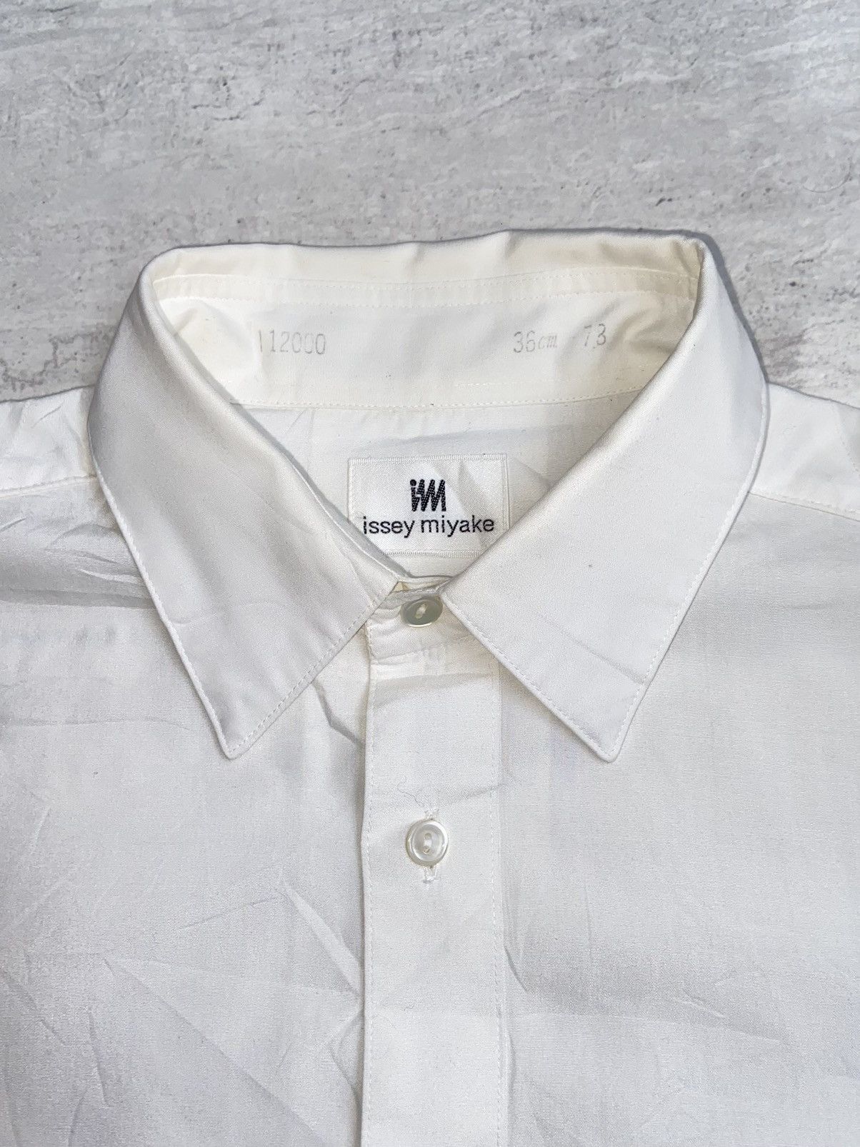 Issey Miyake ISSEY MIYAKE IM White Shirt Size US S / EU 44-46 / 1 - 5 Thumbnail